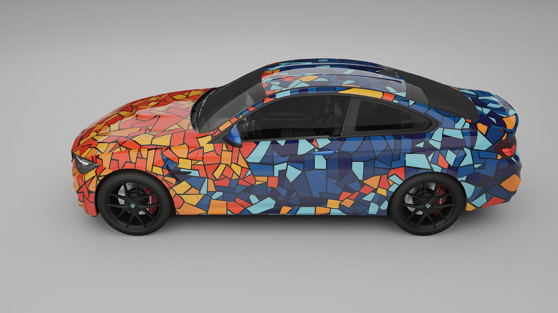 BMW M4 F82 BARCELONA – Design-Wrap PPF-Kit aus bedruckbarer Polyurethanfolie