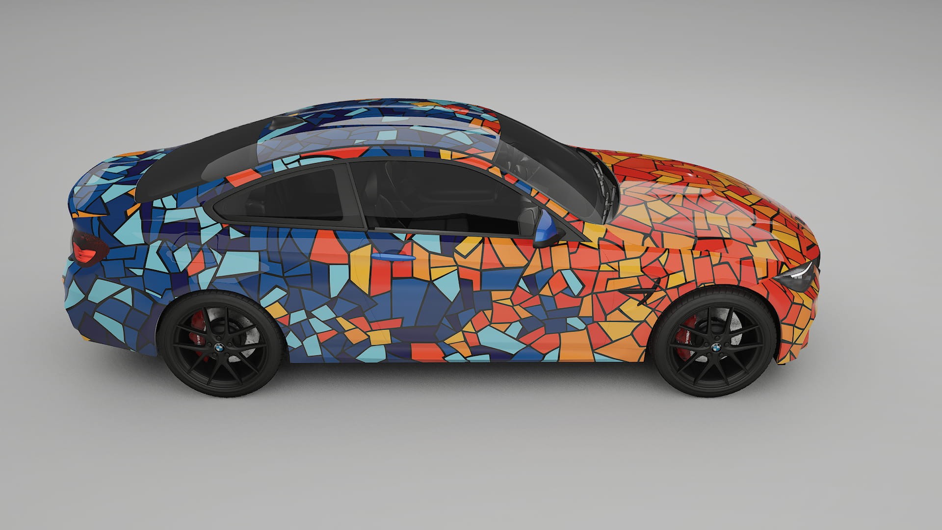 BMW M4 F82 BARCELONA – Design-Wrap PPF-Kit aus bedruckbarer Polyurethanfolie