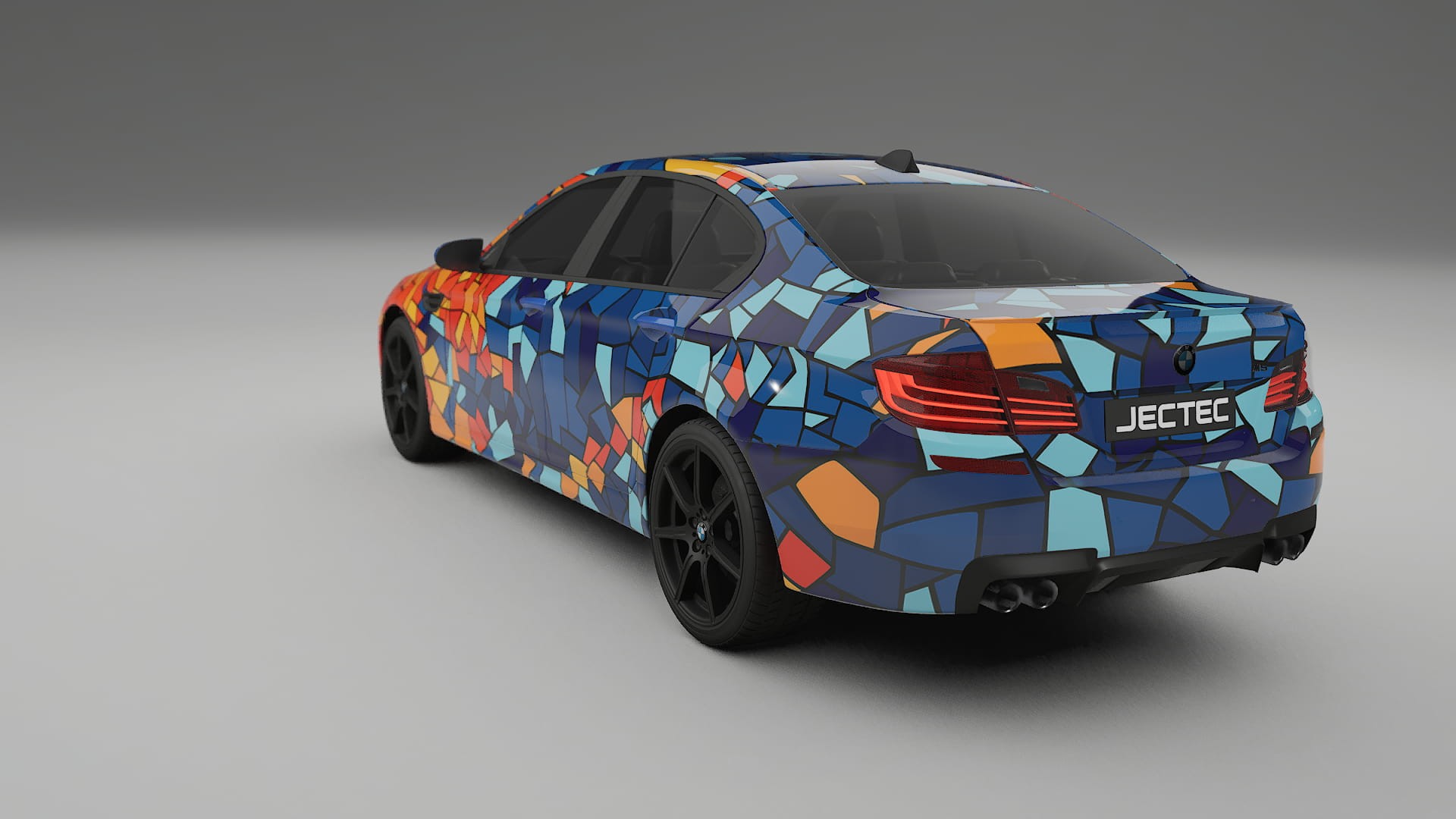 BMW M5 F10 BARCELONA – Design-Wrap PPF-Kit aus bedruckbarer Polyurethanfolie