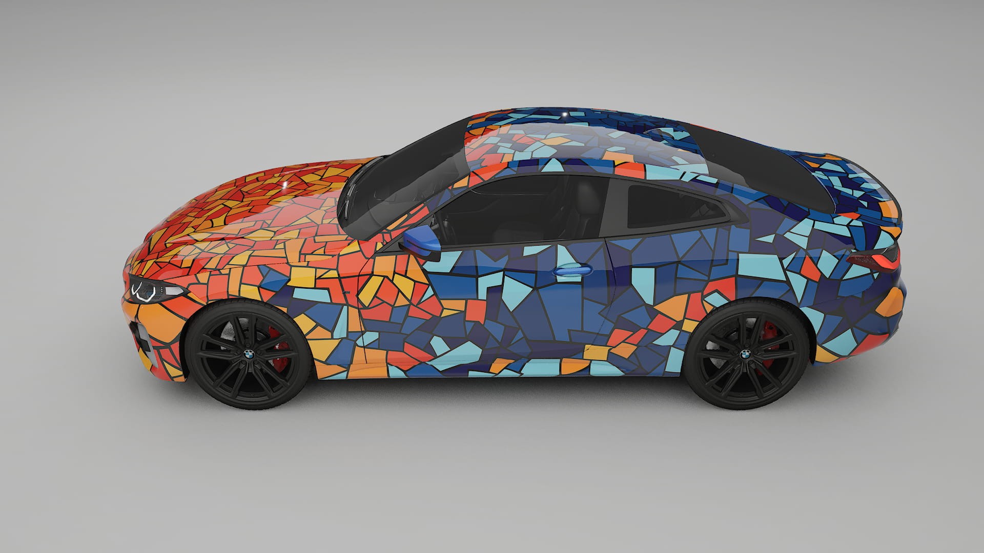 BMW M440i G26 BARCELONA – Design-Wrap PPF-Kit aus bedruckbarer Polyurethanfolie