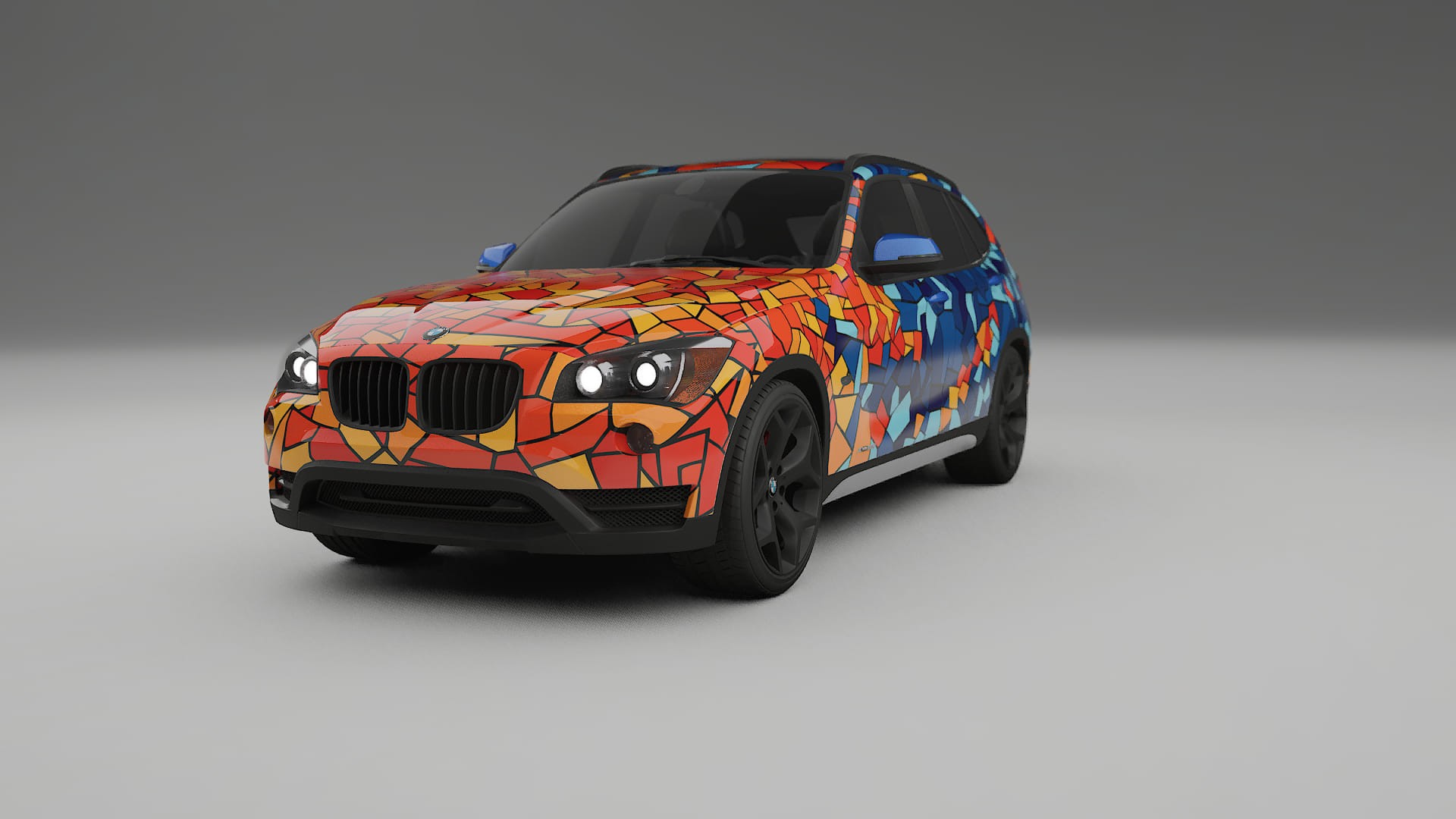 BMW X1 E84 BARCELONA – Design-Wrap PPF-Kit aus bedruckbarer Polyurethanfolie