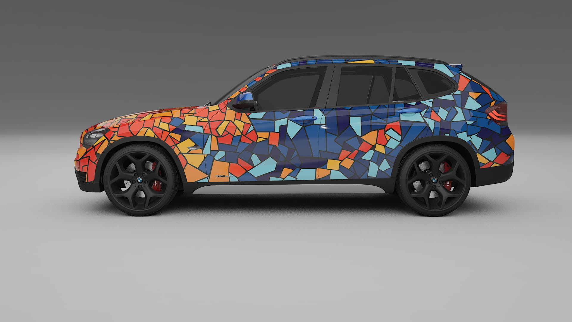 BMW X1 E84 BARCELONA – Design-Wrap PPF-Kit aus bedruckbarer Polyurethanfolie
