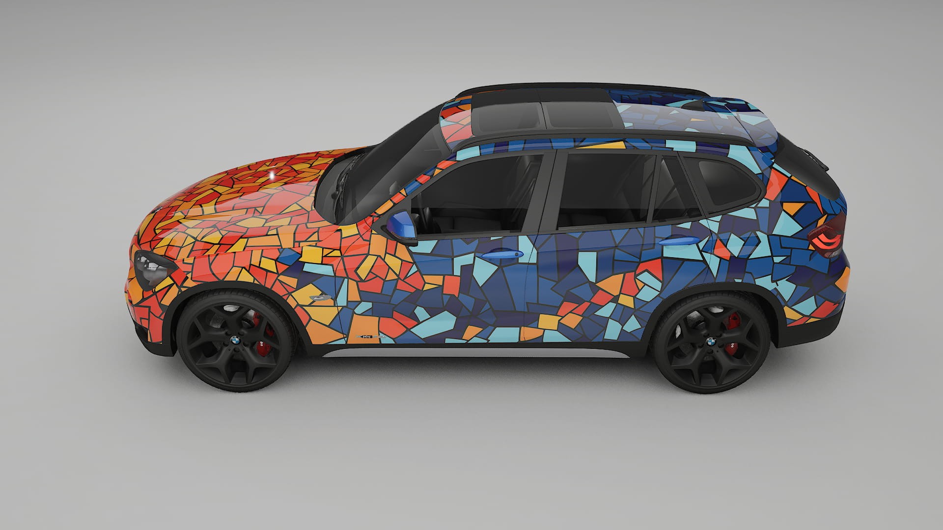 BMW X1 E84 BARCELONA – Design-Wrap PPF-Kit aus bedruckbarer Polyurethanfolie