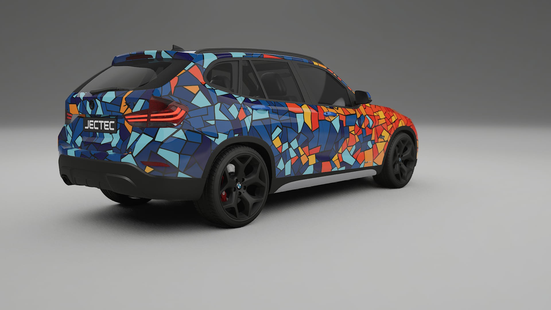 BMW X1 E84 BARCELONA – Design-Wrap PPF-Kit aus bedruckbarer Polyurethanfolie