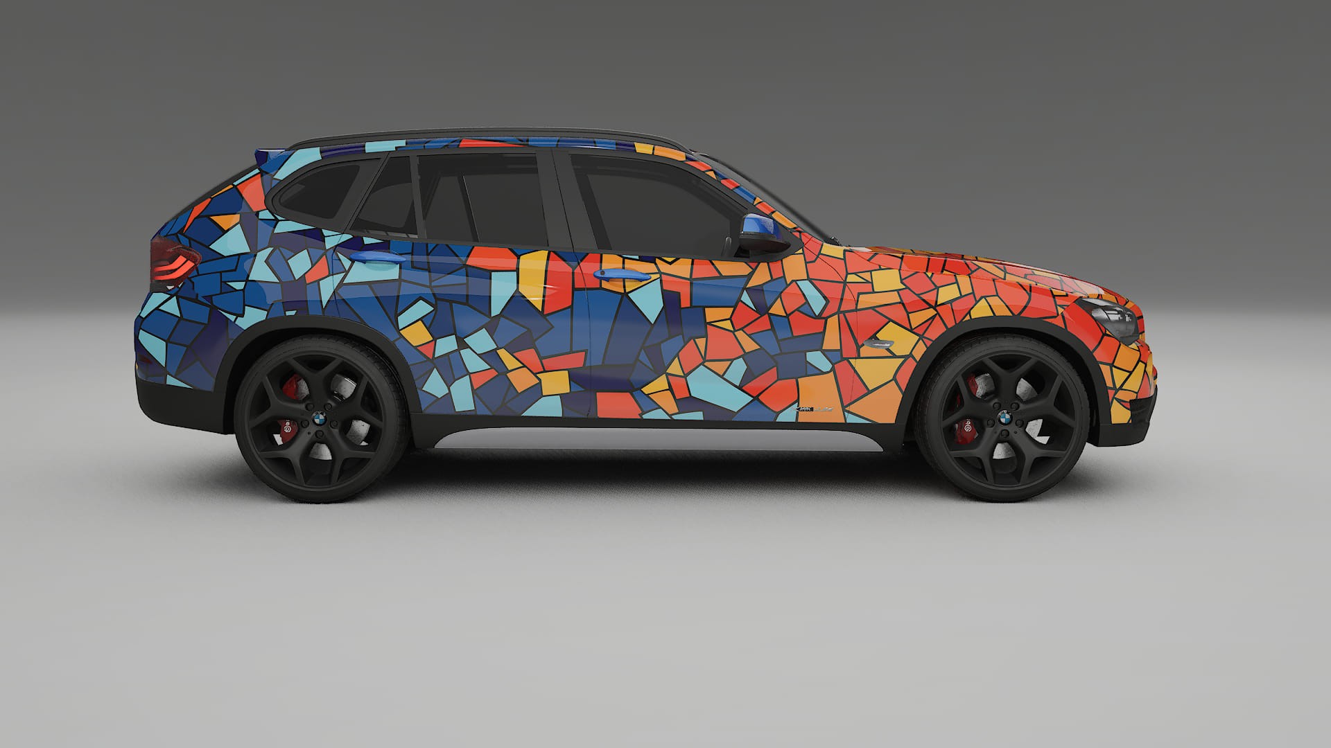 BMW X1 E84 BARCELONA – Design-Wrap PPF-Kit aus bedruckbarer Polyurethanfolie
