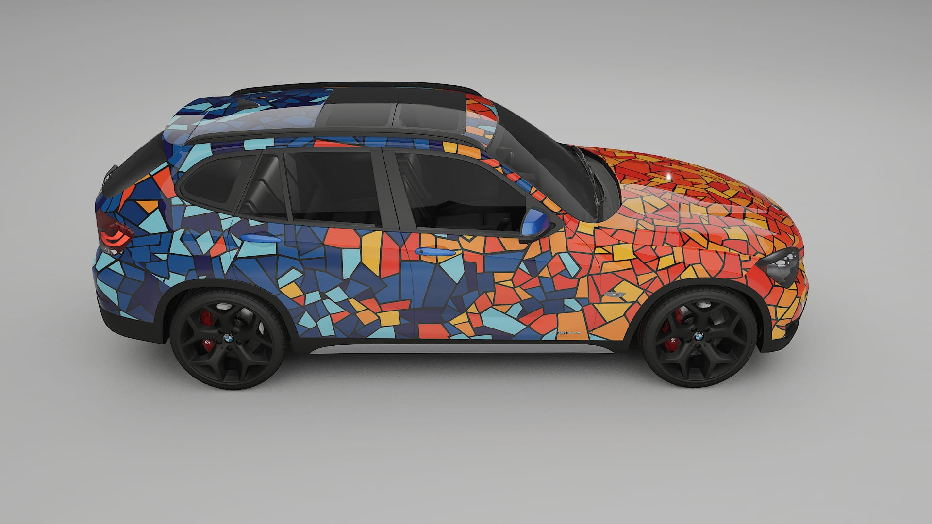 BMW X1 E84 BARCELONA – Design-Wrap PPF-Kit aus bedruckbarer Polyurethanfolie