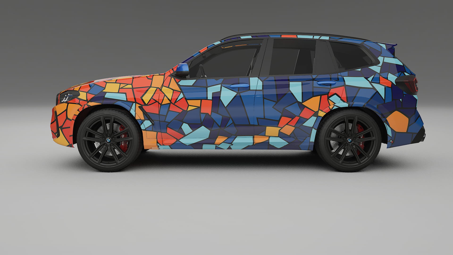 BMW X3 G01 facelift BARCELONA – Design-Wrap PPF-Kit aus bedruckbarer Polyurethanfolie