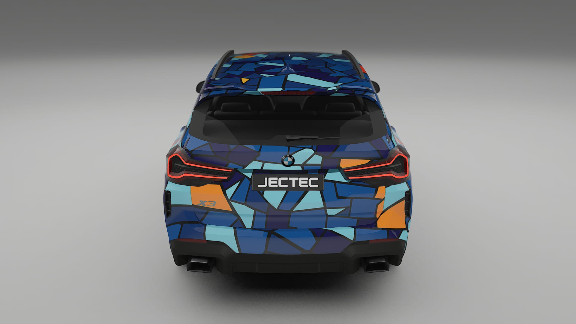 BMW X3 G01 facelift BARCELONA – Design-Wrap PPF-Kit aus bedruckbarer Polyurethanfolie