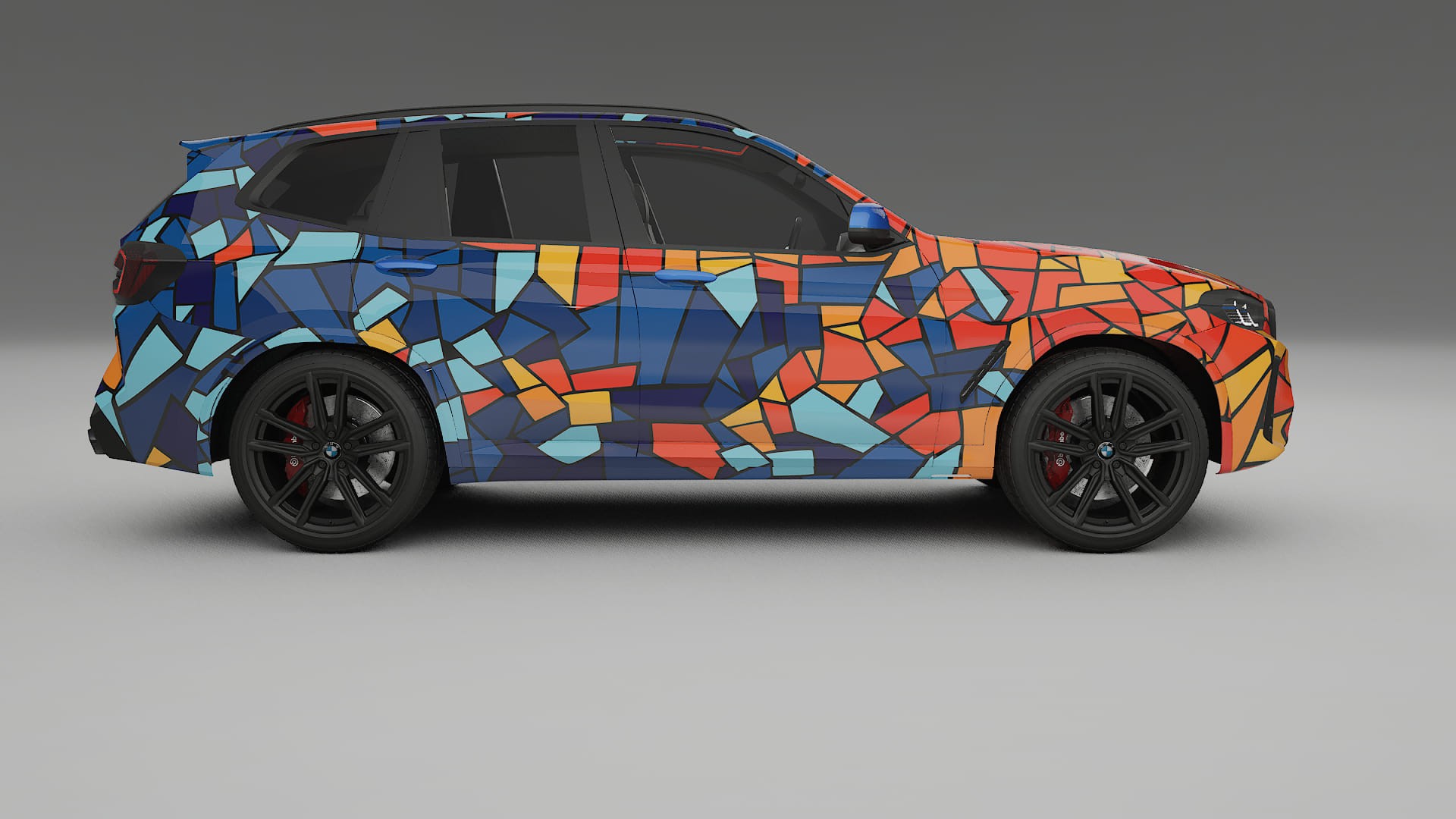 BMW X3 G01 facelift BARCELONA – Design-Wrap PPF-Kit aus bedruckbarer Polyurethanfolie