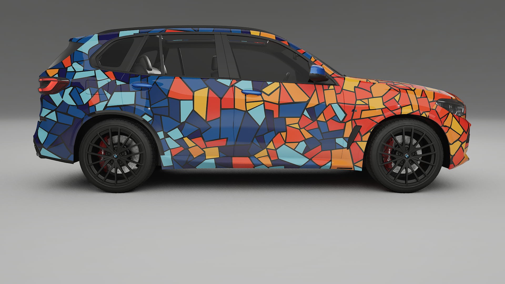 BMW X5 G05 M-Sport BARCELONA – Design-Wrap PPF-Kit aus bedruckbarer Polyurethanfolie