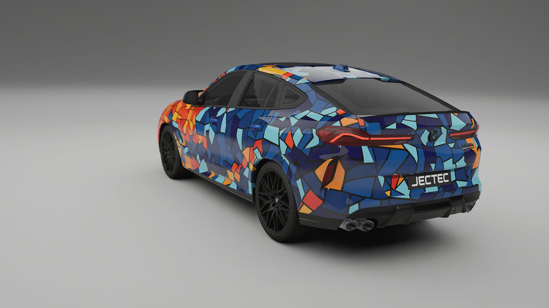 BMW X6 F96 Competition BARCELONA – Design-Wrap PPF-Kit aus bedruckbarer Polyurethanfolie