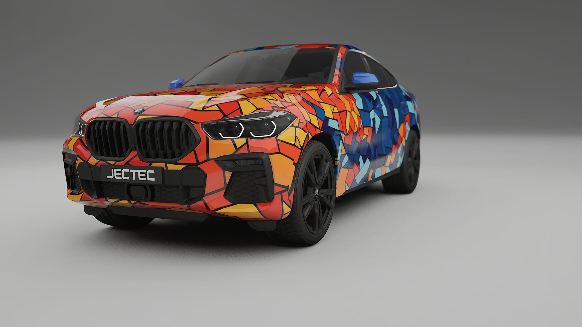 BMW X6 G06 F96 BARCELONA – Design-Wrap PPF-Kit aus bedruckbarer Polyurethanfolie