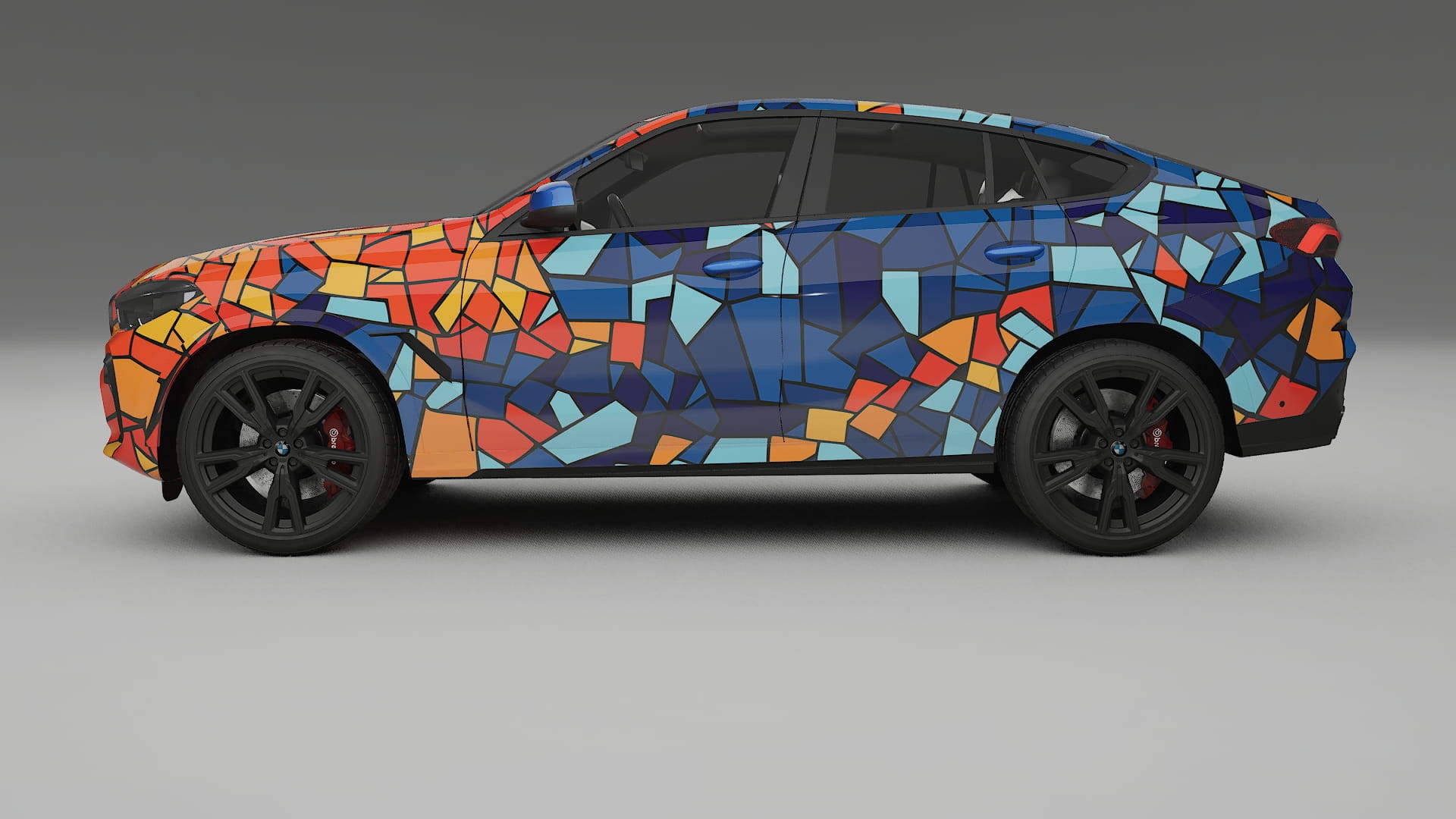 BMW X6 G06 F96 BARCELONA – Design-Wrap PPF-Kit aus bedruckbarer Polyurethanfolie