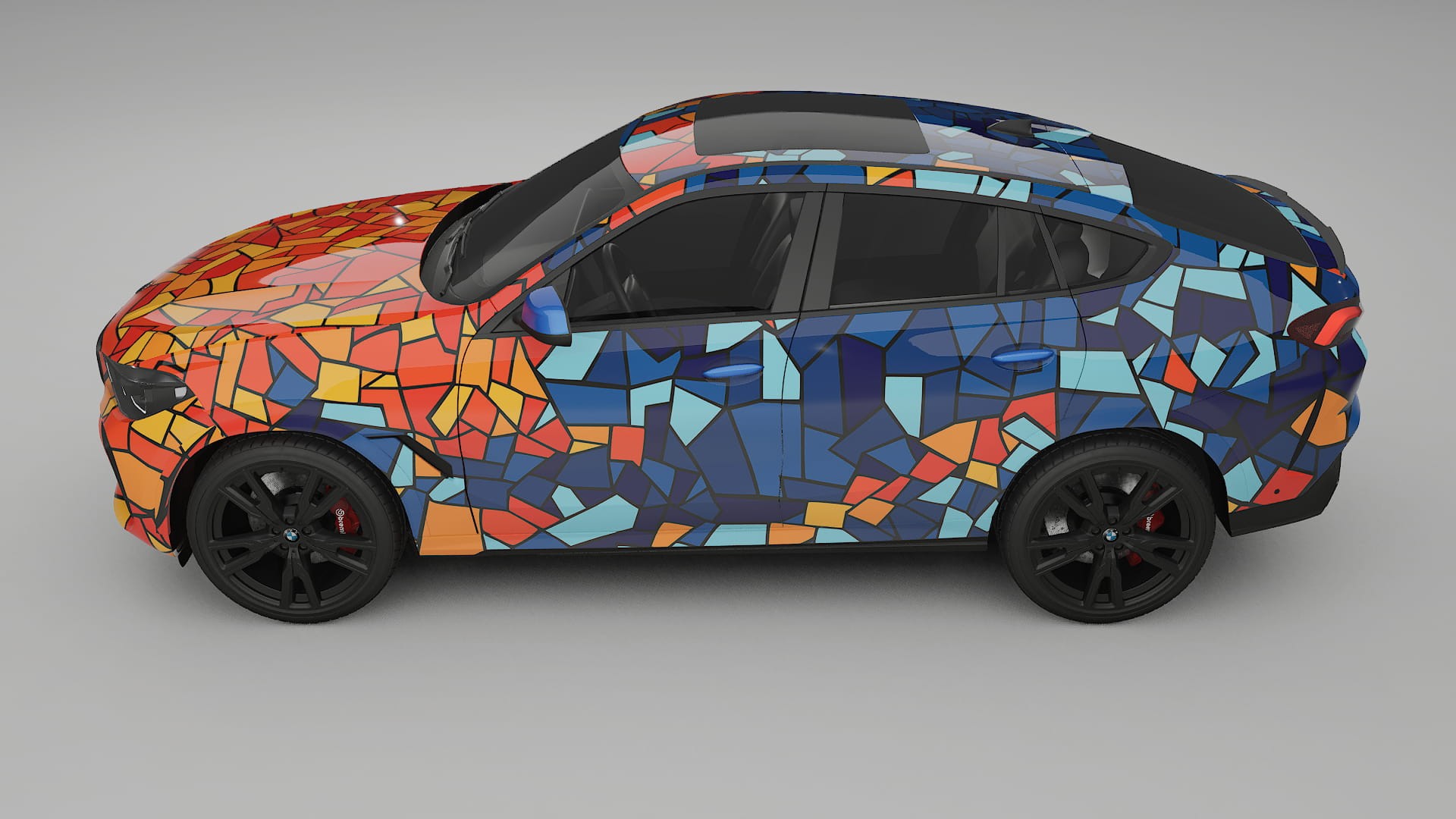 BMW X6 G06 F96 BARCELONA – Design-Wrap PPF-Kit aus bedruckbarer Polyurethanfolie