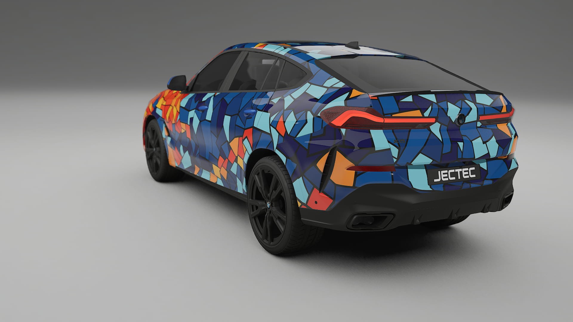 BMW X6 G06 F96 BARCELONA – Design-Wrap PPF-Kit aus bedruckbarer Polyurethanfolie