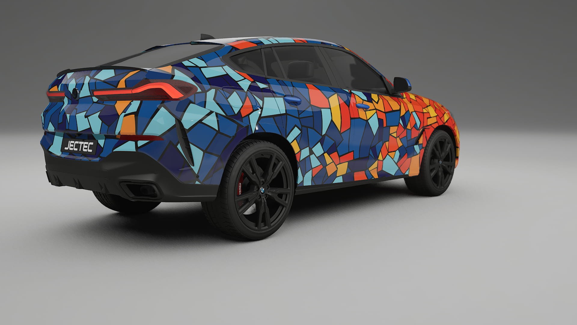 BMW X6 G06 F96 BARCELONA – Design-Wrap PPF-Kit aus bedruckbarer Polyurethanfolie