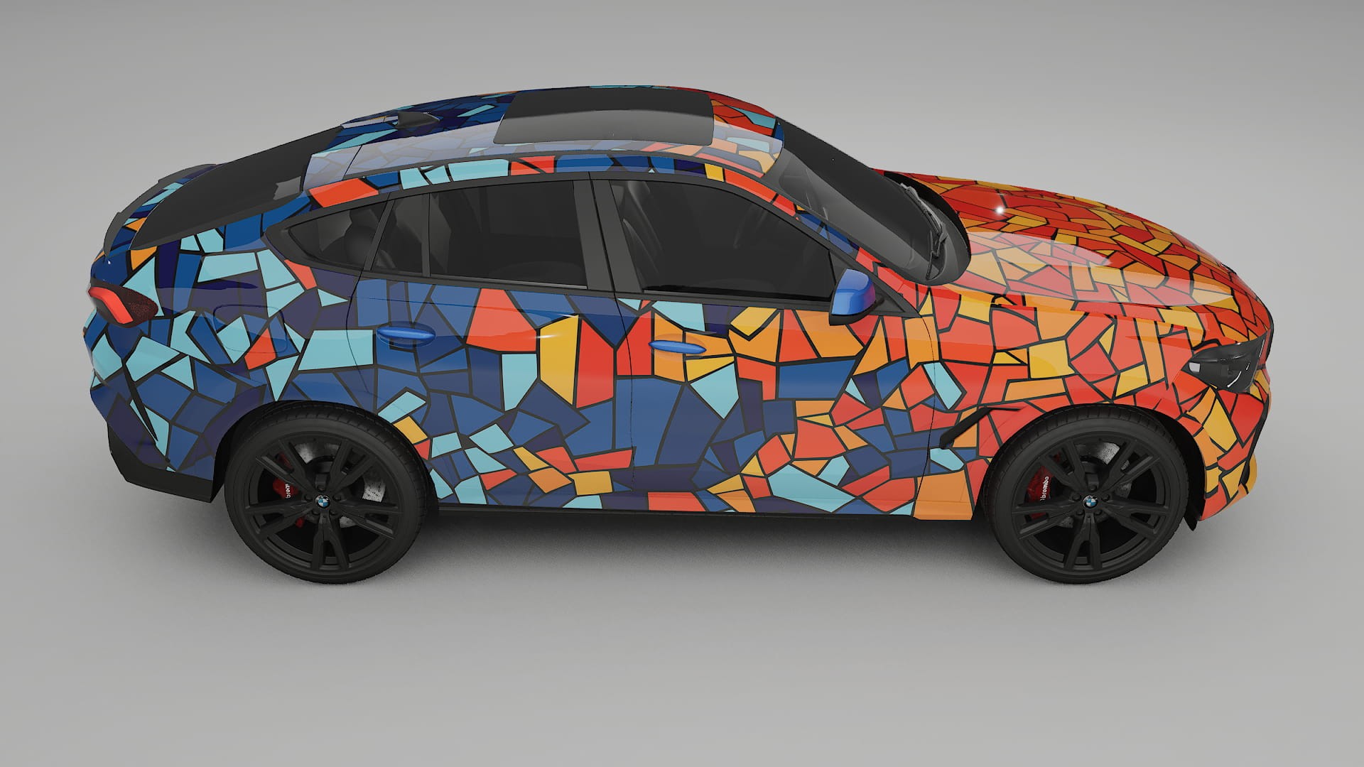 BMW X6 G06 F96 BARCELONA – Design-Wrap PPF-Kit aus bedruckbarer Polyurethanfolie