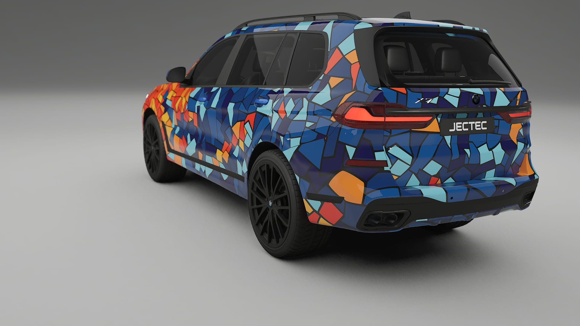 BMW X7 M G07 BARCELONA – Design-Wrap PPF-Kit aus bedruckbarer Polyurethanfolie