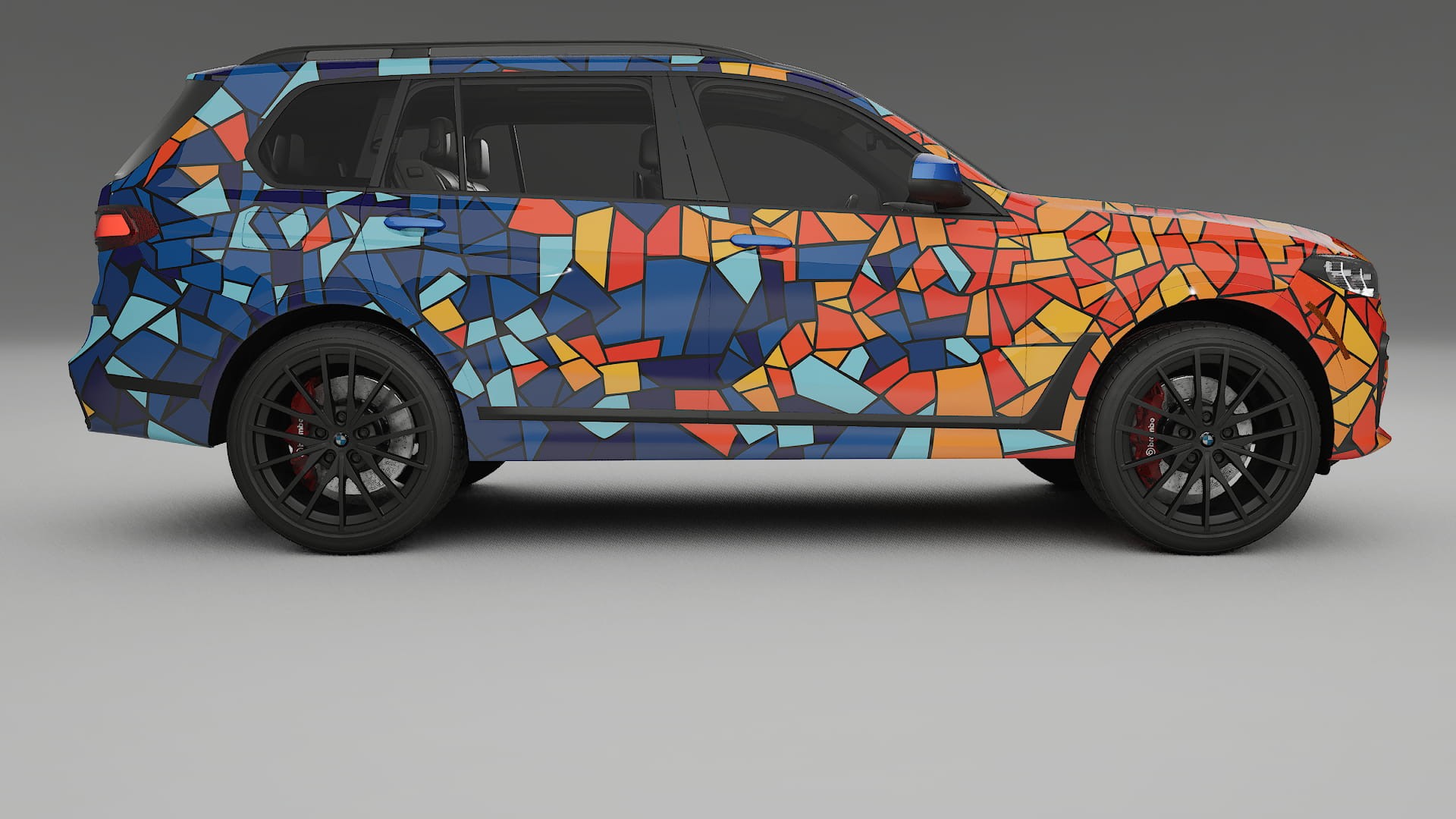 BMW X7 M G07 BARCELONA – Design-Wrap PPF-Kit aus bedruckbarer Polyurethanfolie