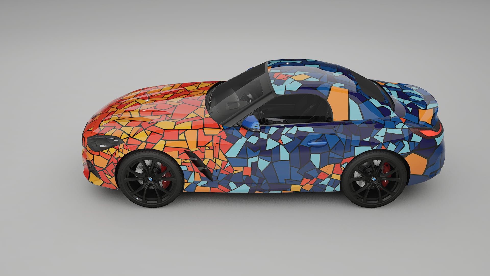 BMW Z4 G29 BARCELONA – Design-Wrap PPF-Kit aus bedruckbarer Polyurethanfolie