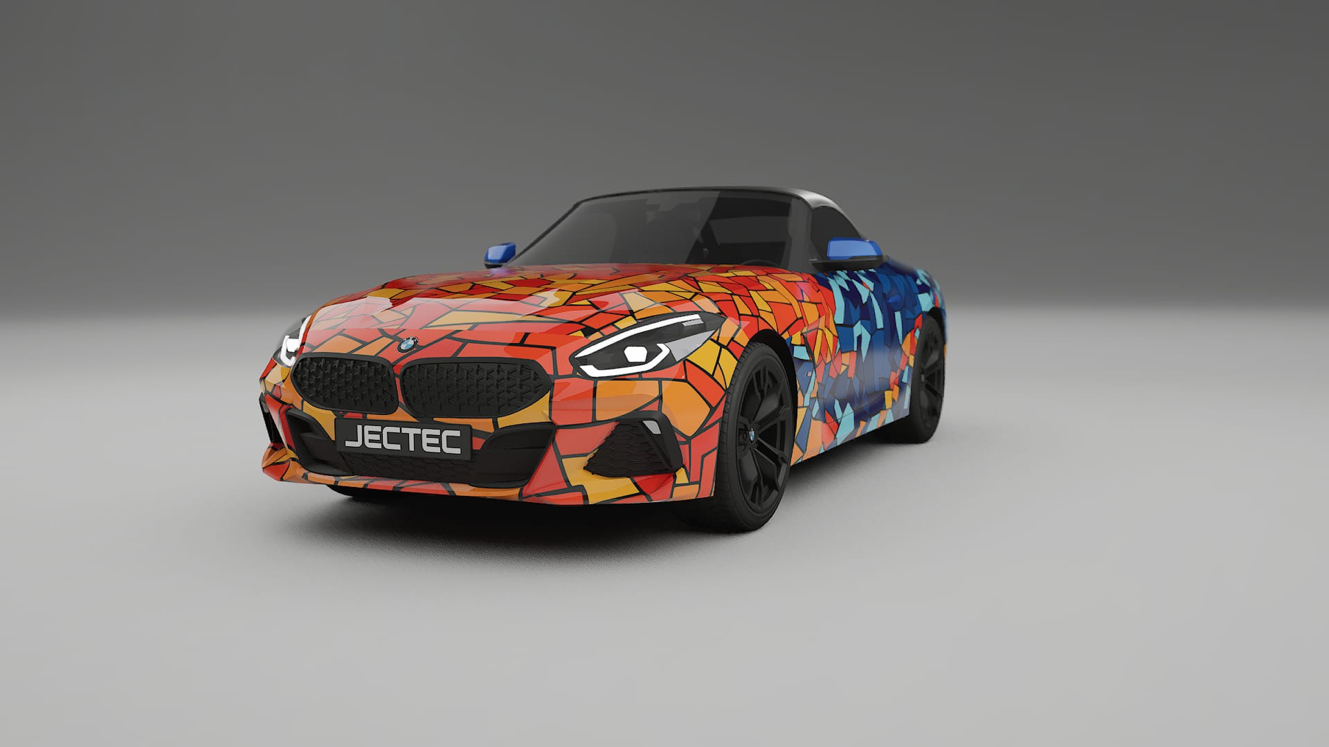 BMW Z4 G29 M40i First edition roadster BARCELONA – Design-Wrap PPF-Kit aus bedruckbarer Polyurethanfolie