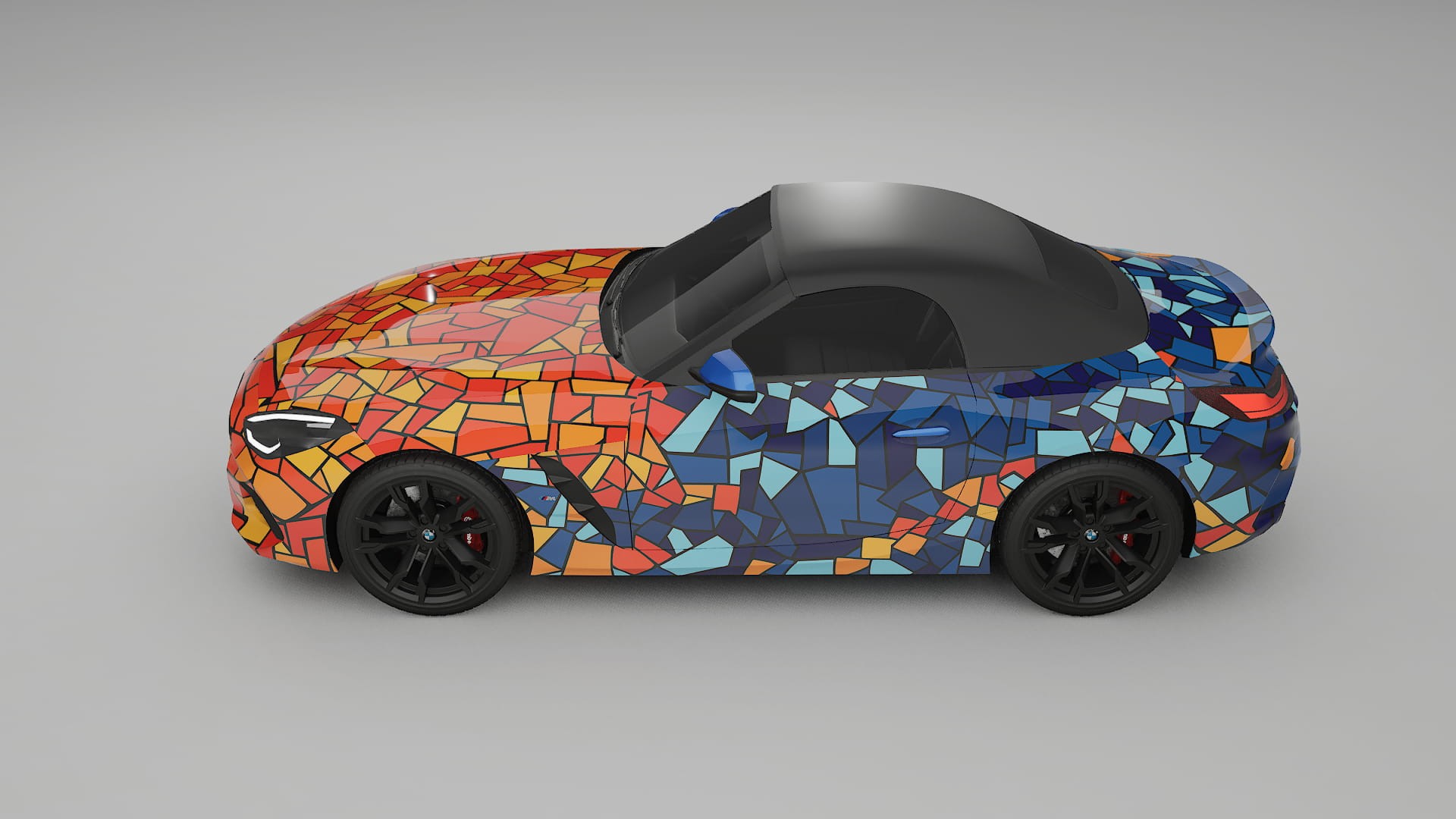 BMW Z4 G29 M40i First edition roadster BARCELONA – Design-Wrap PPF-Kit aus bedruckbarer Polyurethanfolie