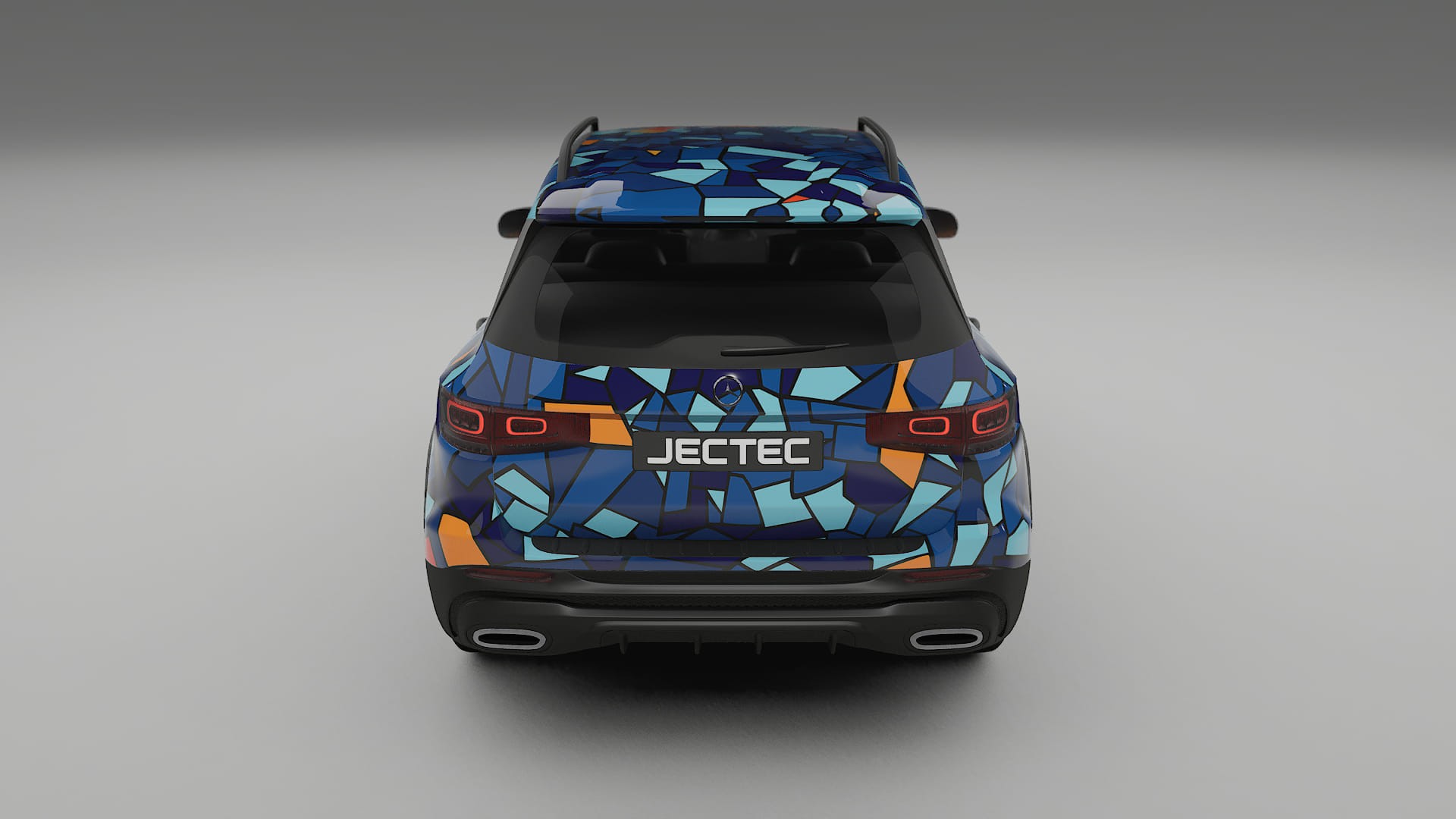 Mercedes AMG GLB BARCELONA – Design-Wrap PPF-Kit aus bedruckbarer Polyurethanfolie