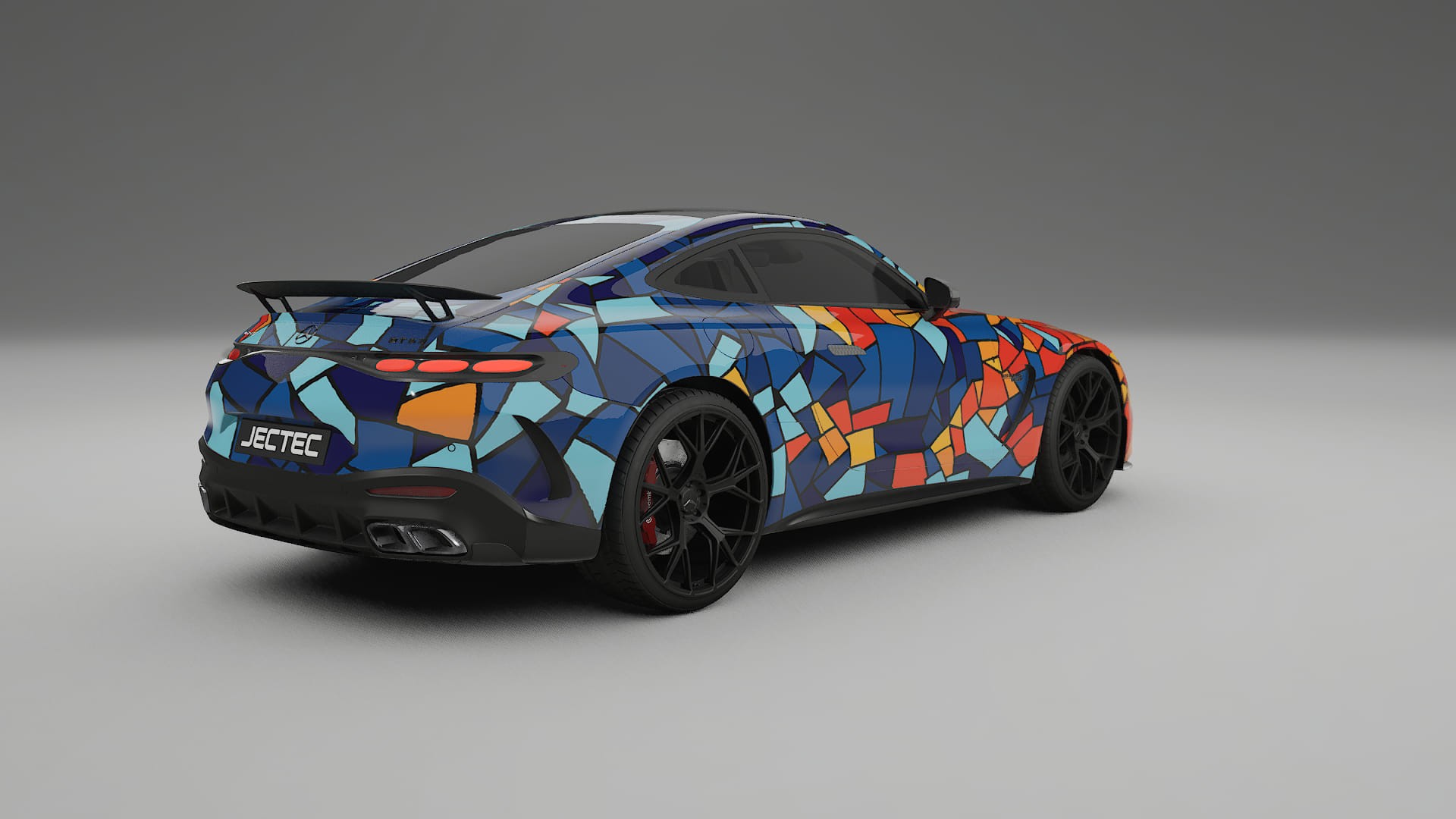 Mercedes AMG GT Coupe C192 BARCELONA – Design-Wrap PPF-Kit aus bedruckbarer Polyurethanfolie