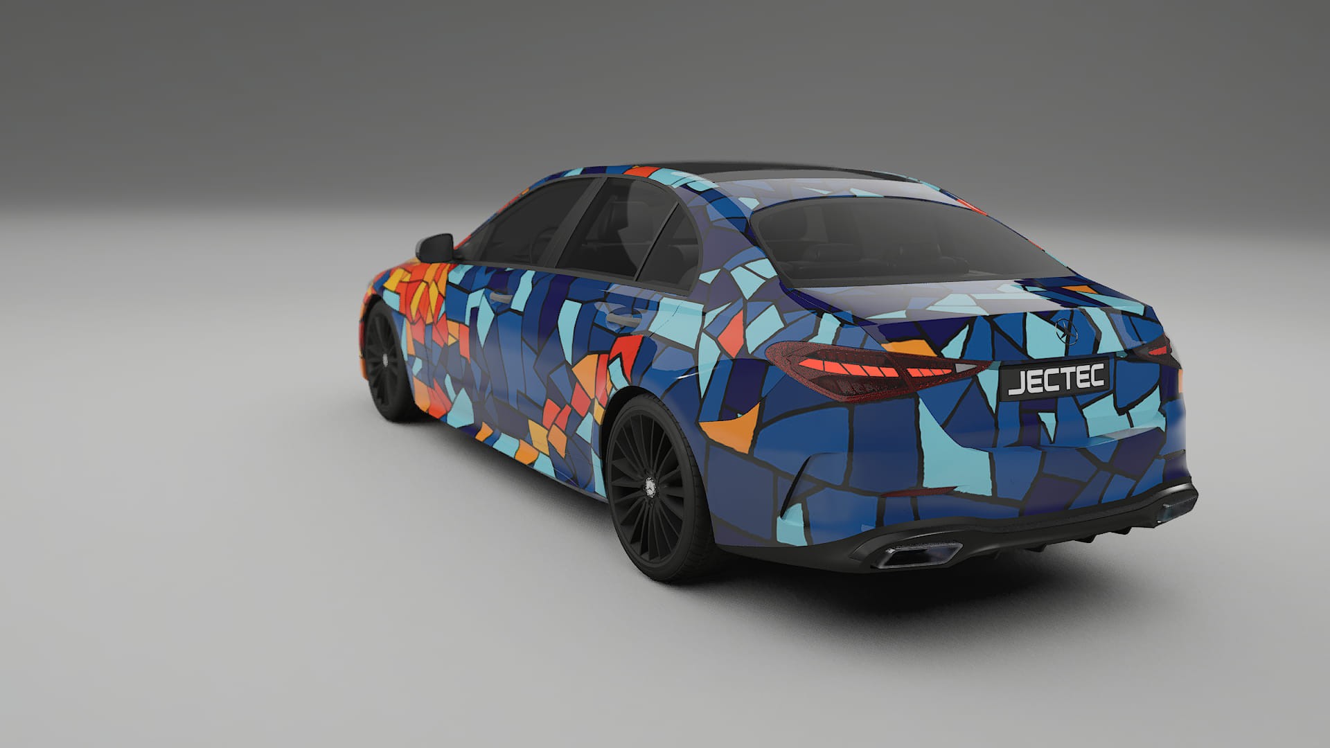 Mercedes C-class W206 BARCELONA – Design-Wrap PPF-Kit aus bedruckbarer Polyurethanfolie