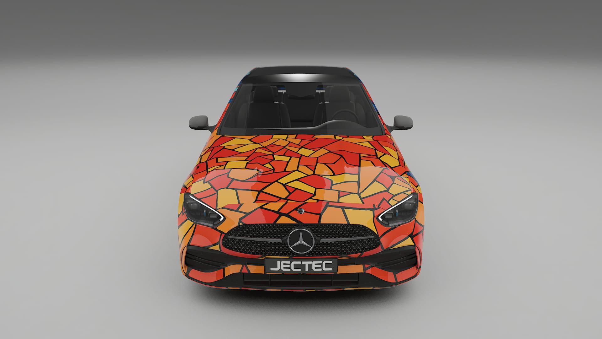Mercedes C-class W206 BARCELONA – Design-Wrap PPF-Kit aus bedruckbarer Polyurethanfolie