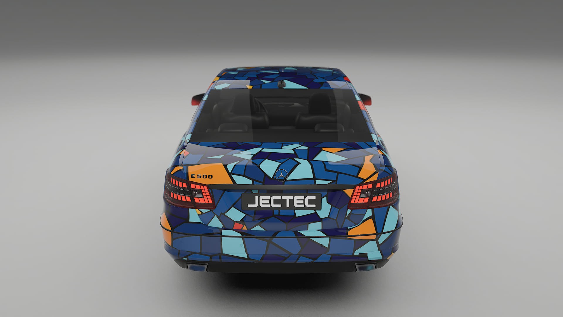 Mercedes E-class Sedan W212 Prefacelift pre-LCI BARCELONA – Design-Wrap PPF-Kit aus bedruckbarer Polyurethanfolie