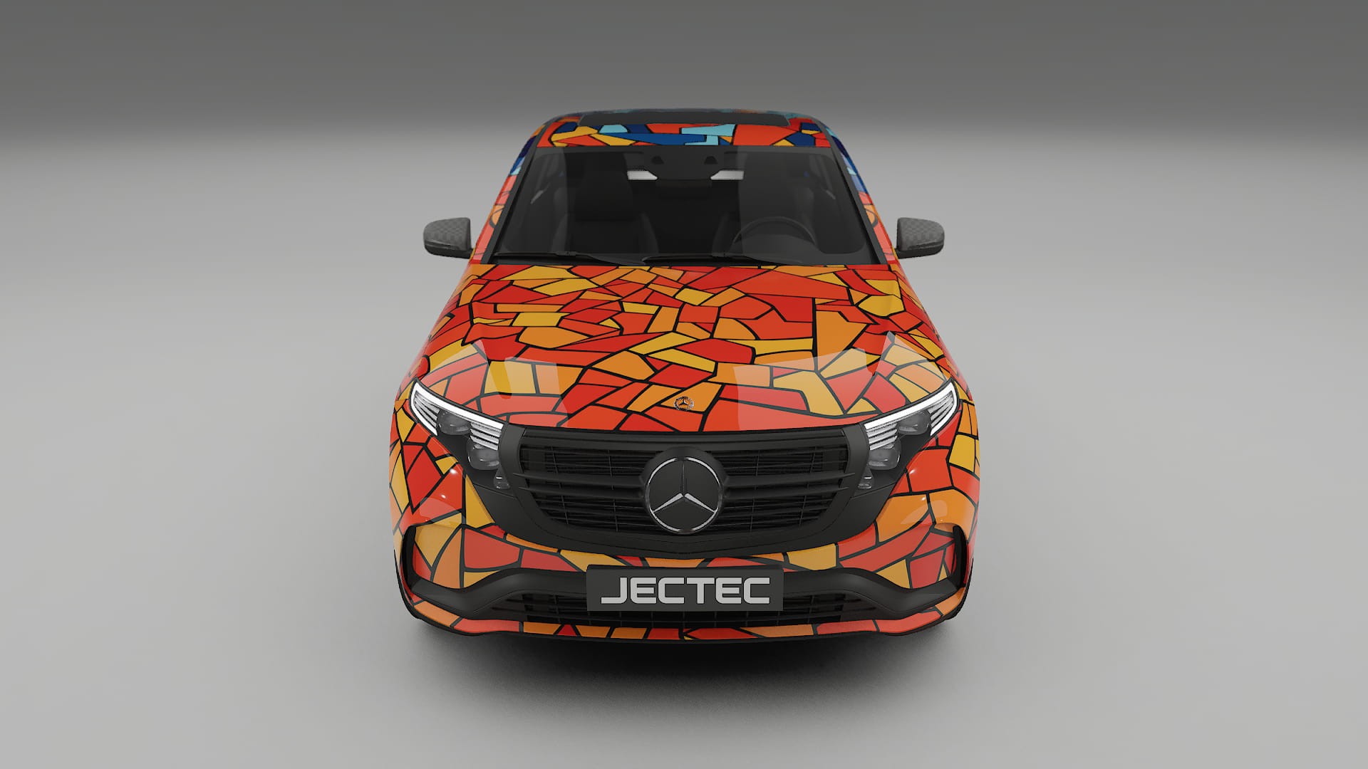 Mercedes EQC AMG BARCELONA – Design-Wrap PPF-Kit aus bedruckbarer Polyurethanfolie