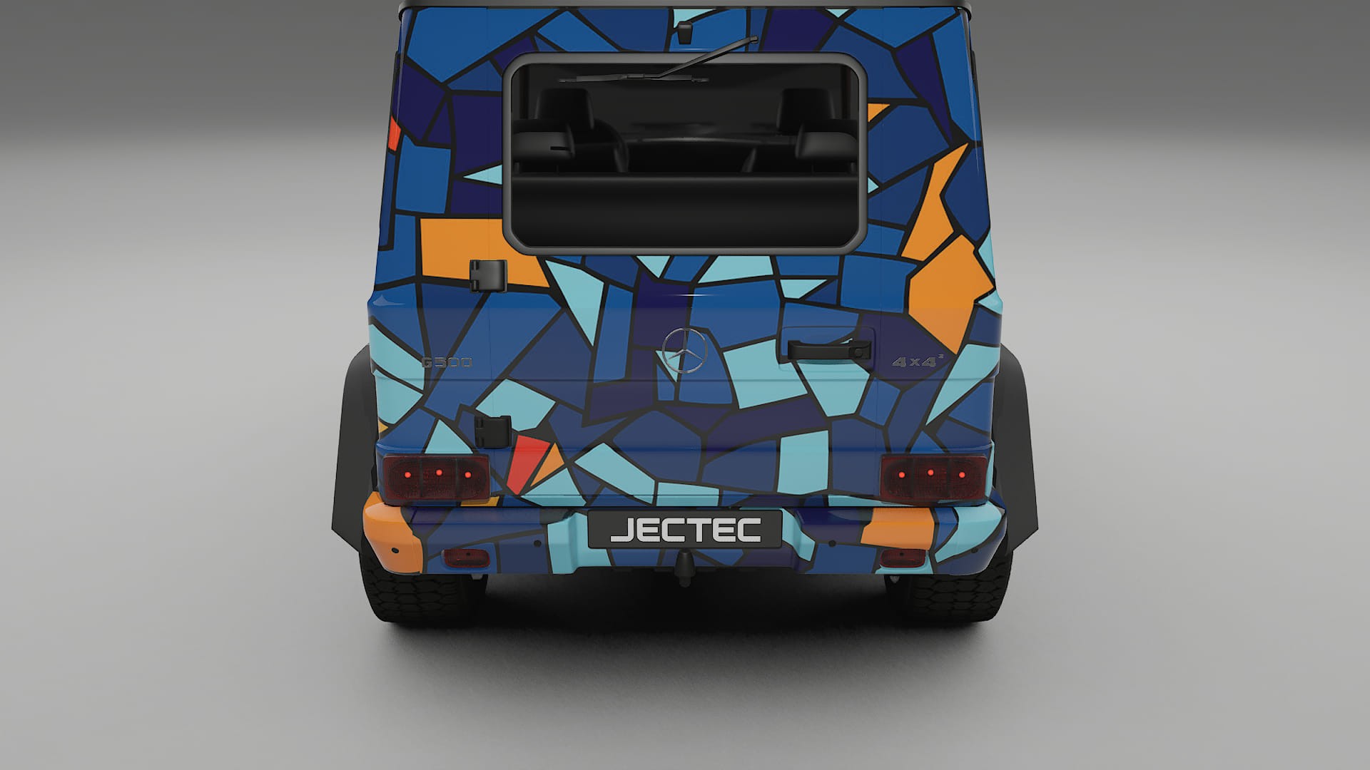 Mercedes G-class 4x4 W463 BARCELONA – Design-Wrap PPF-Kit aus bedruckbarer Polyurethanfolie