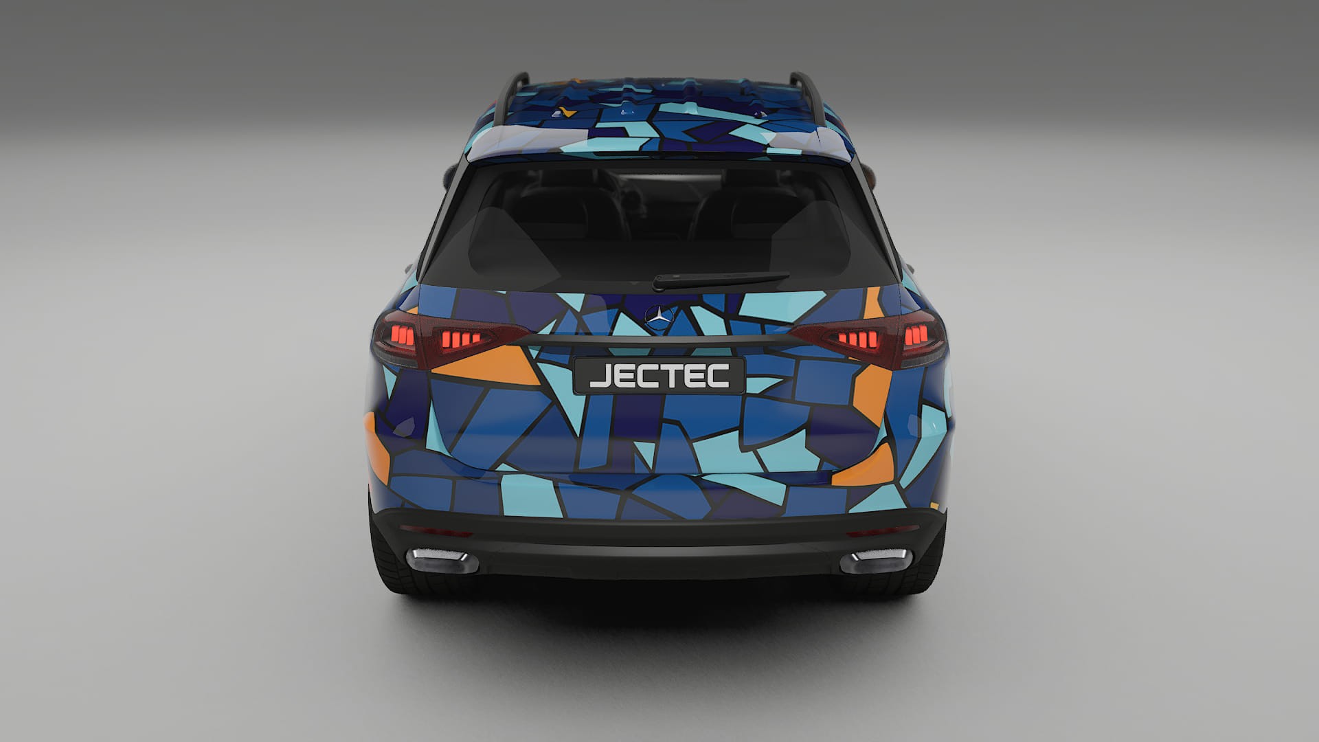 Mercedes GLE W167 BARCELONA – Design-Wrap PPF-Kit aus bedruckbarer Polyurethanfolie