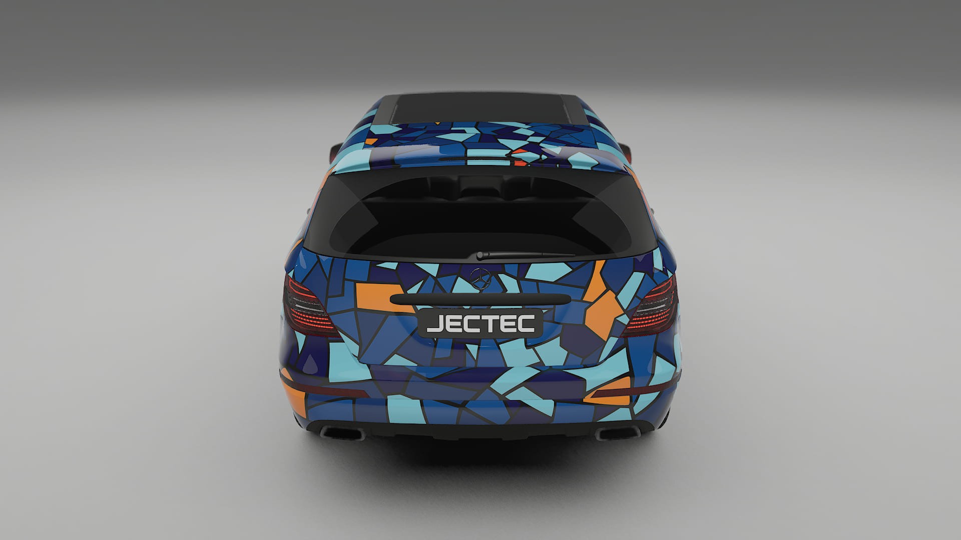 Mercedes R-class W251 facelift LCI BARCELONA – Design-Wrap PPF-Kit aus bedruckbarer Polyurethanfolie