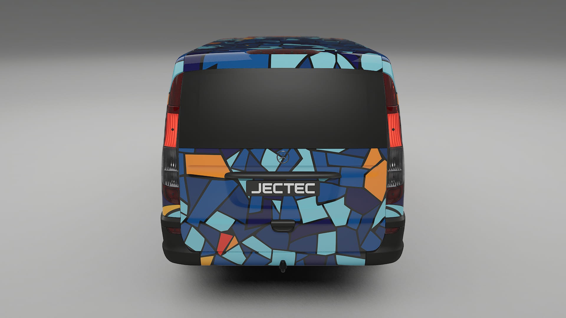 Mercedes Vito Short W639 facelift LCI BARCELONA – Design-Wrap PPF-Kit aus bedruckbarer Polyurethanfolie