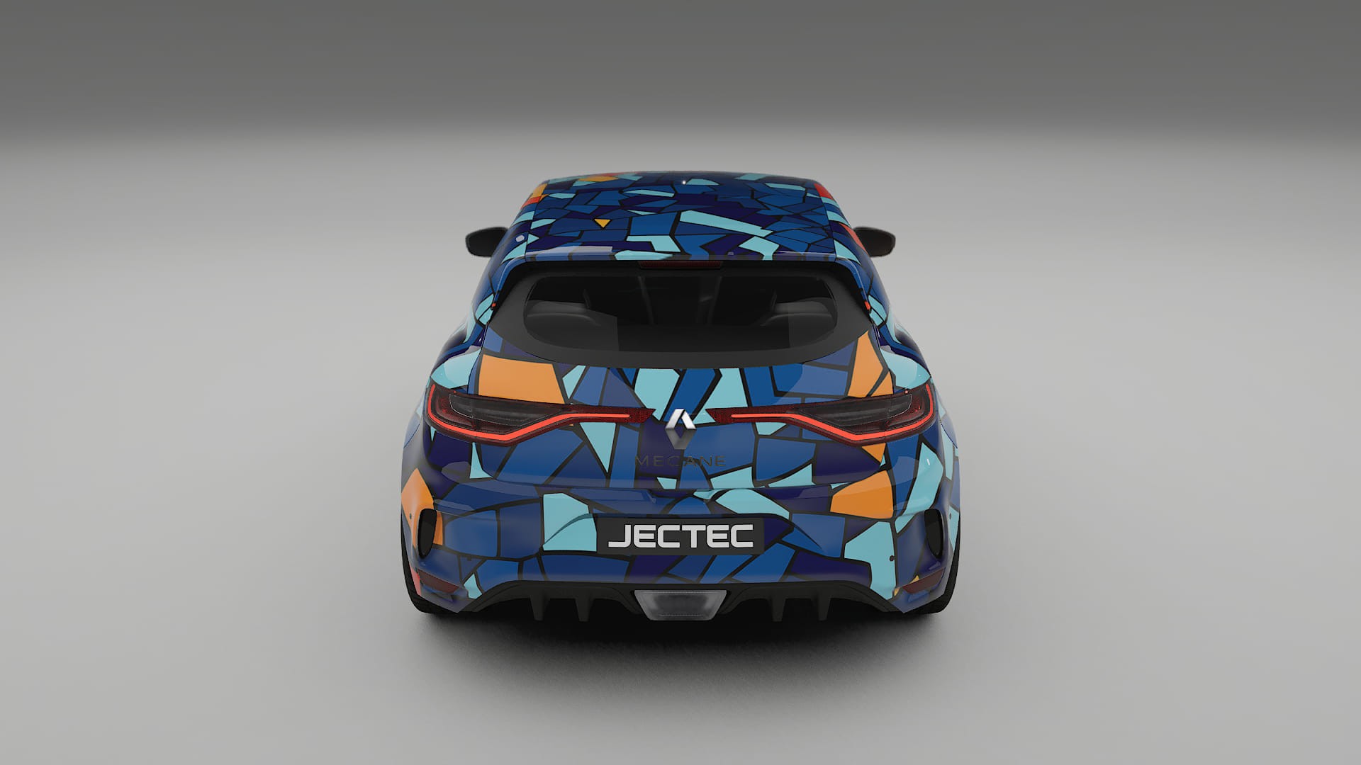Renault Megane RS IV BARCELONA – Design-Wrap PPF-Kit aus bedruckbarer Polyurethanfolie