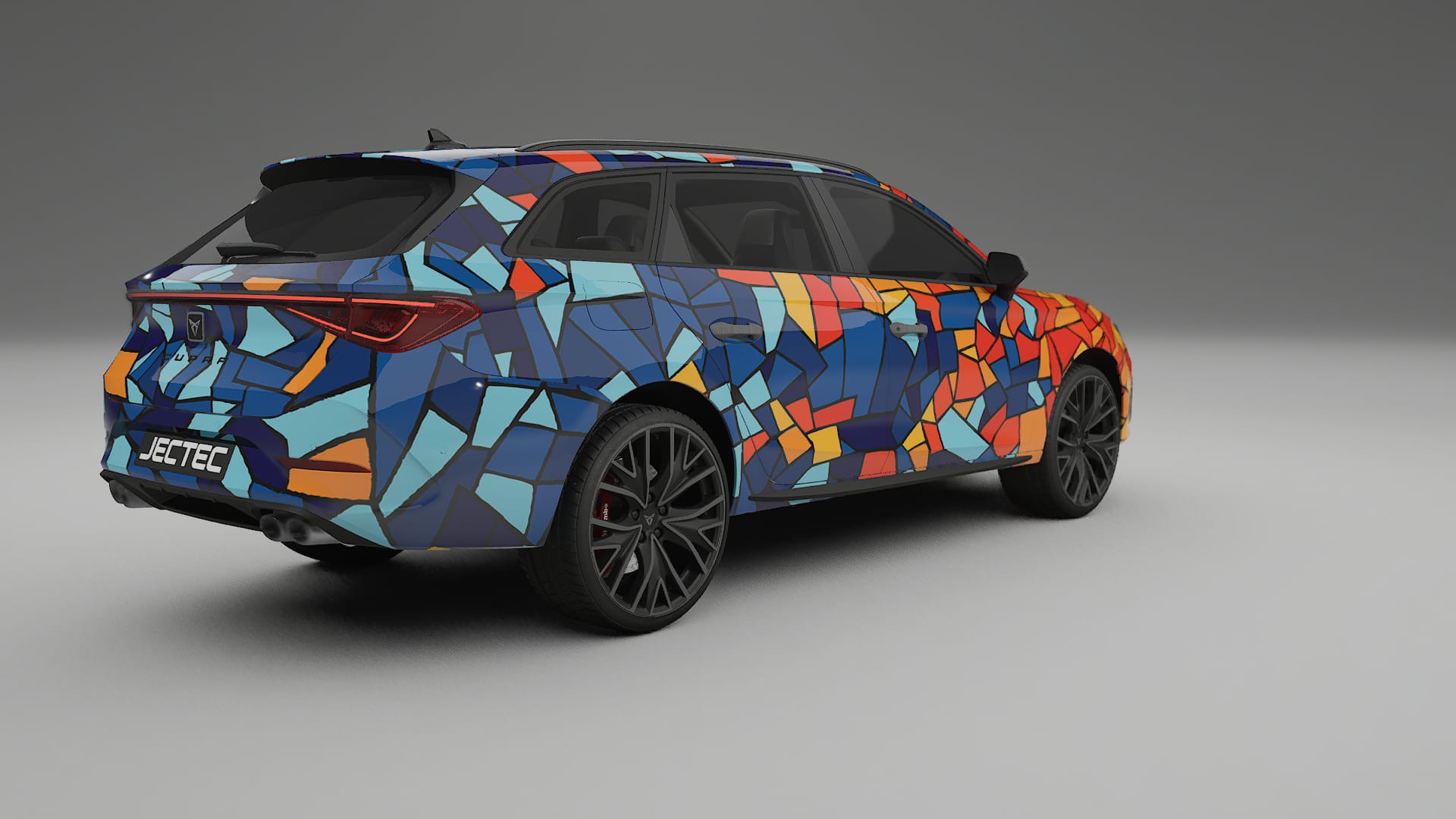 Seat Leon Cupra KL BARCELONA – Design-Wrap PPF-Kit aus bedruckbarer Polyurethanfolie