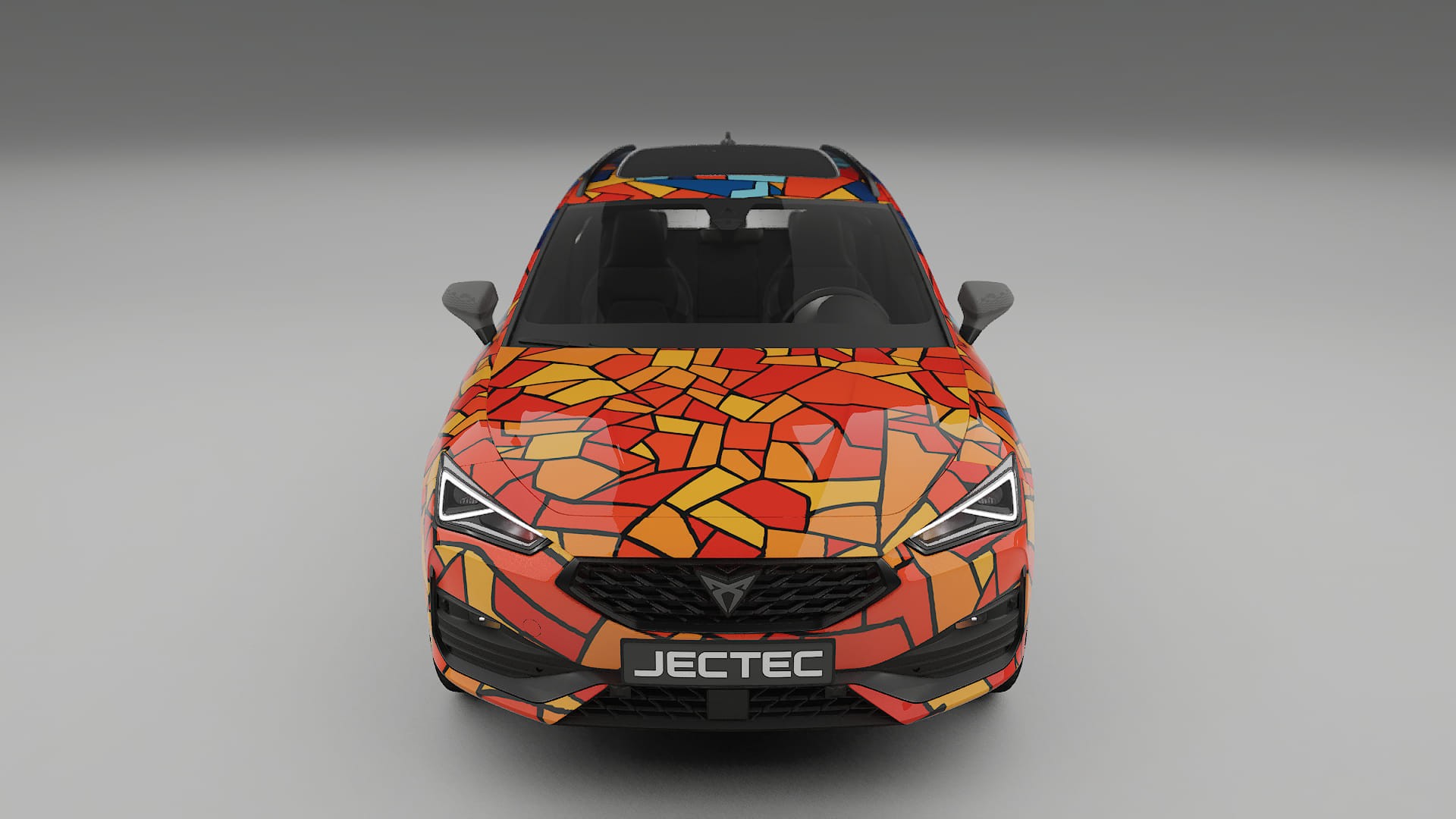 Seat Leon Cupra KL BARCELONA – Design-Wrap PPF-Kit aus bedruckbarer Polyurethanfolie
