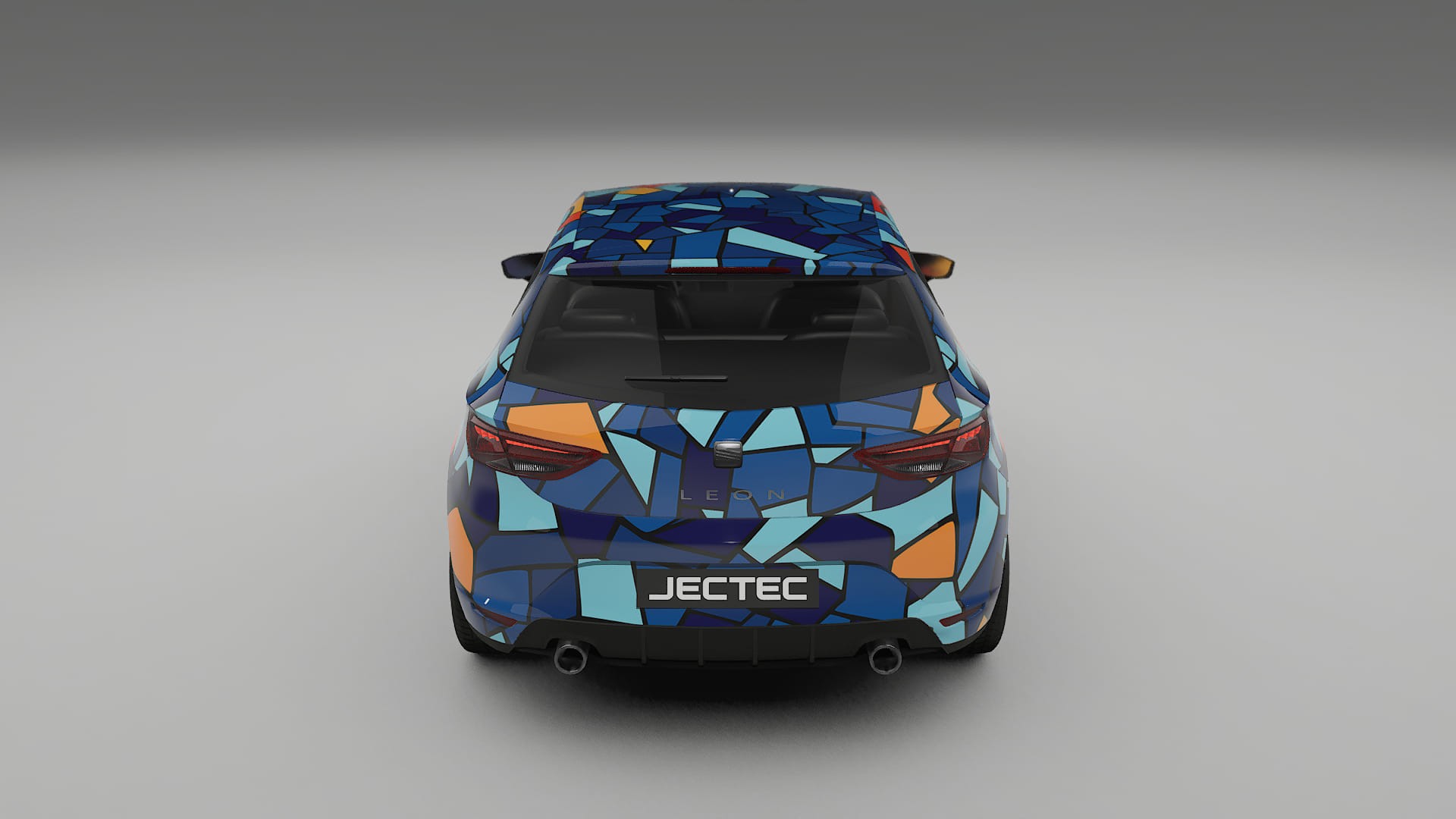 Seat Leon FR 5F BARCELONA – Design-Wrap PPF-Kit aus bedruckbarer Polyurethanfolie