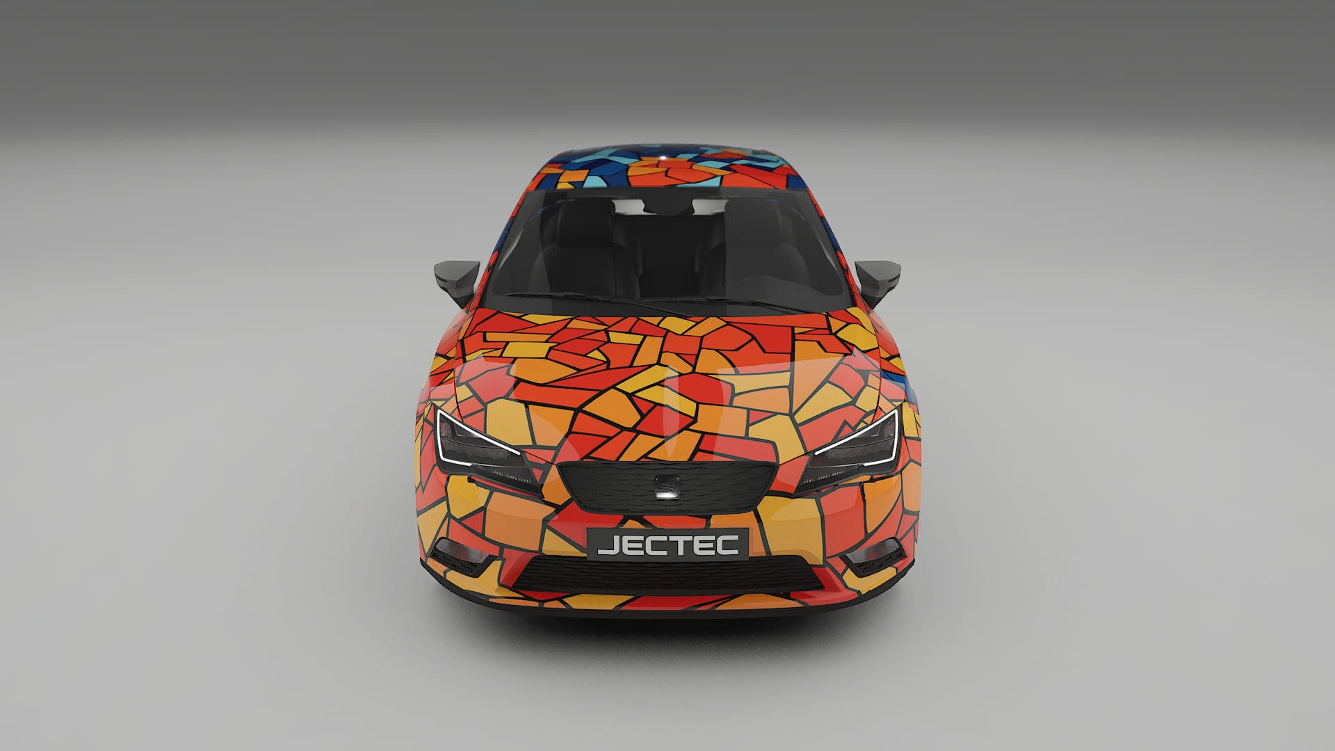 Seat Leon FR 5F BARCELONA – Design-Wrap PPF-Kit aus bedruckbarer Polyurethanfolie