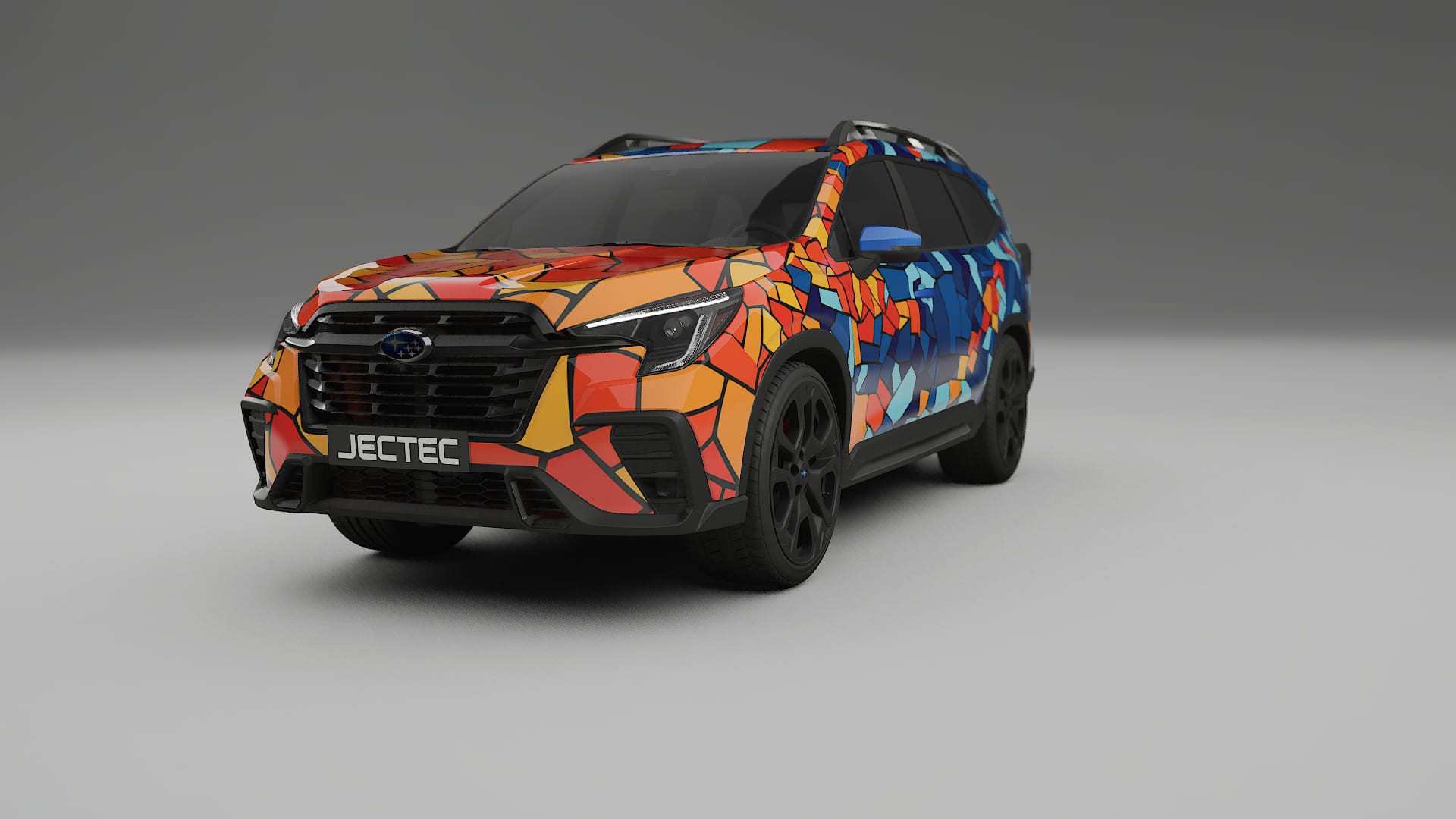Subaru Ascent BT facelift LCI BARCELONA – Design-Wrap PPF-Kit aus bedruckbarer Polyurethanfolie