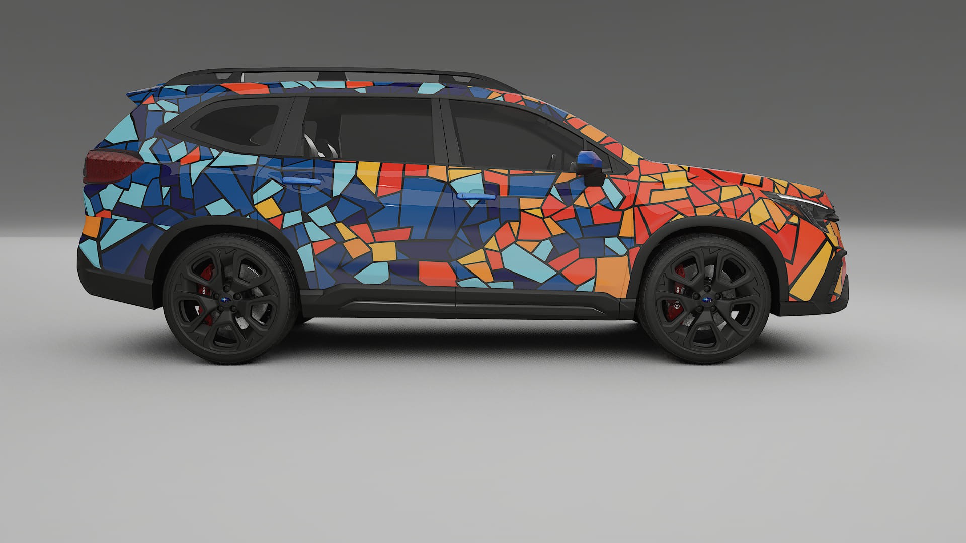 Subaru Ascent BT facelift LCI BARCELONA – Design-Wrap PPF-Kit aus bedruckbarer Polyurethanfolie