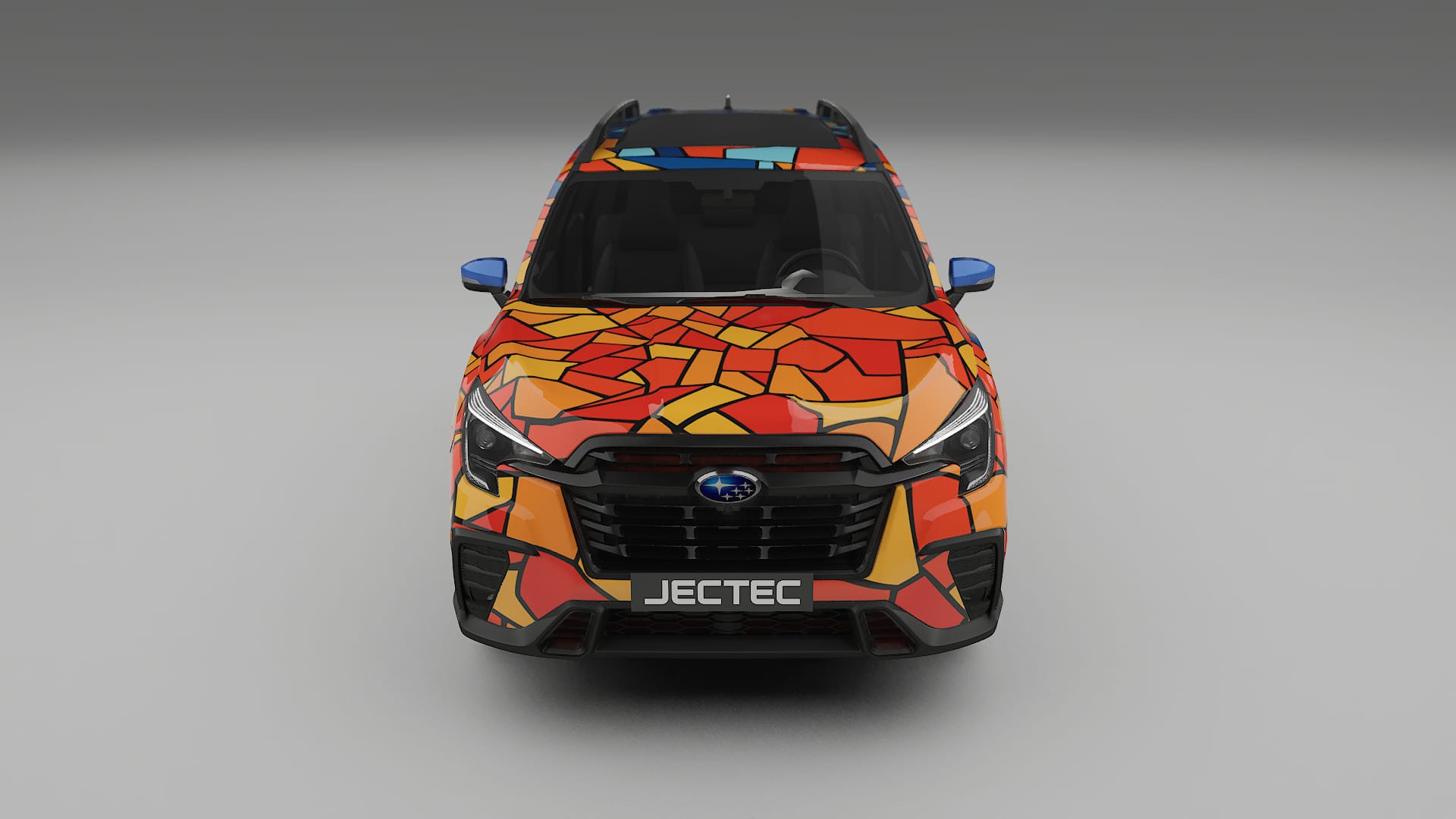 Subaru Ascent BT facelift LCI BARCELONA – Design-Wrap PPF-Kit aus bedruckbarer Polyurethanfolie