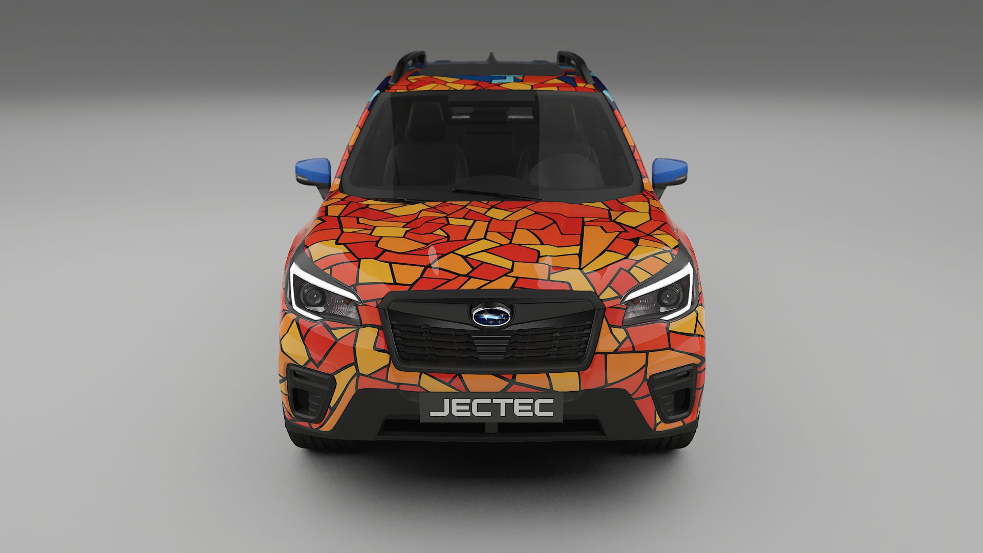 Subaru Forester V SK facelift LCI BARCELONA – Design-Wrap PPF-Kit aus bedruckbarer Polyurethanfolie