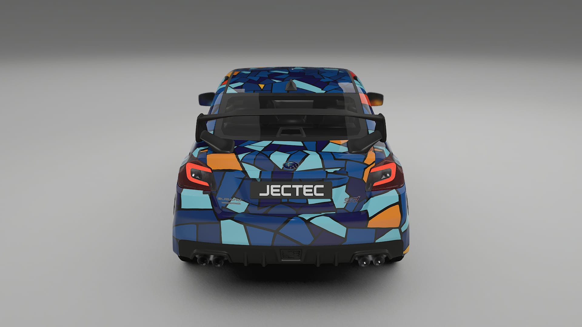 Subaru Impreza WRX Sti VA prefacelift pre-LCI BARCELONA – Design-Wrap PPF-Kit aus bedruckbarer Polyurethanfolie