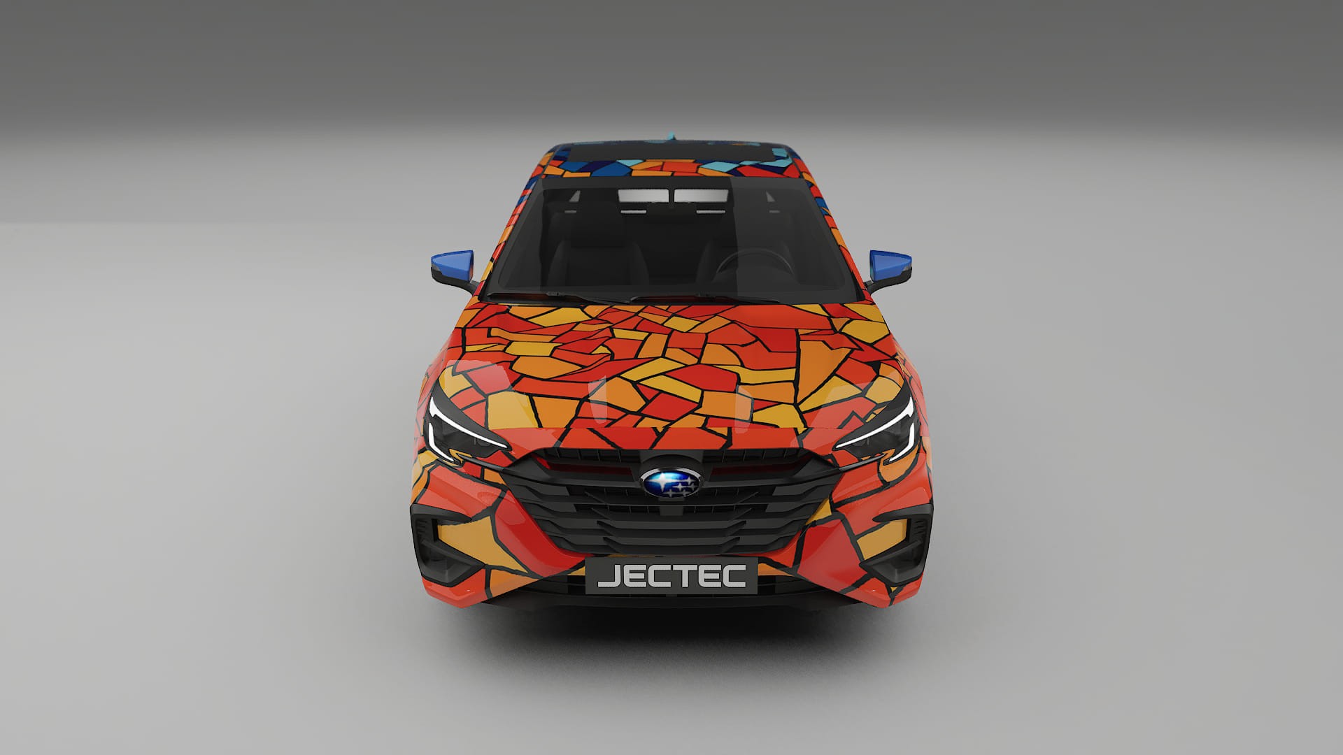 Subaru Legacy BW BARCELONA – Design-Wrap PPF-Kit aus bedruckbarer Polyurethanfolie