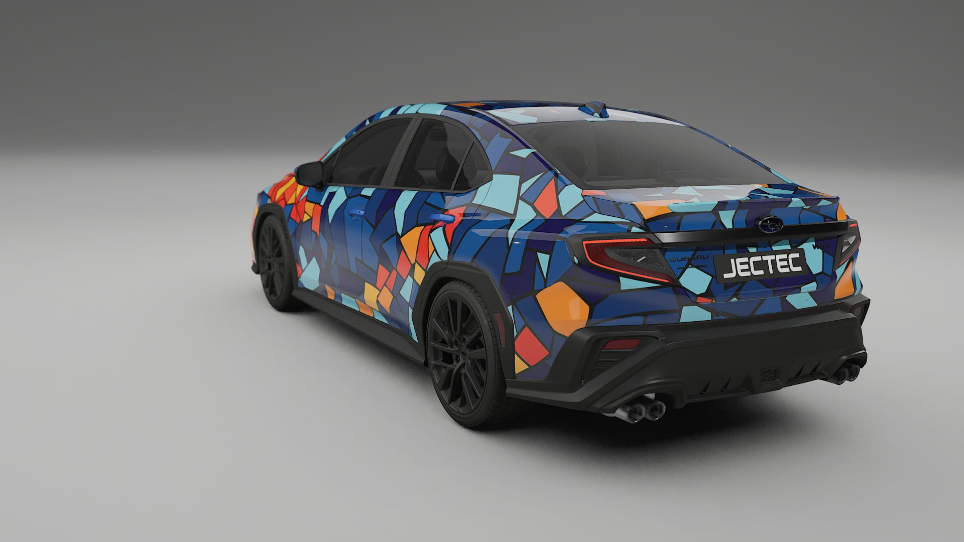 Subaru WRX VB BARCELONA – Design-Wrap PPF-Kit aus bedruckbarer Polyurethanfolie