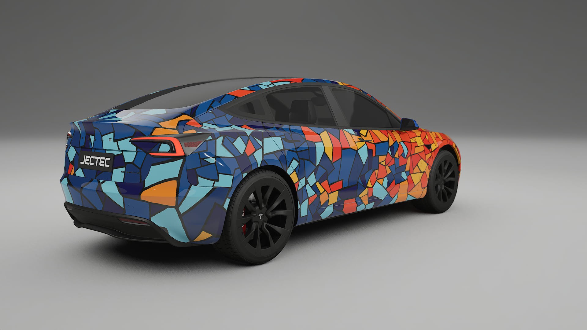 Tesla Model 3 Highland BARCELONA – Design-Wrap PPF-Kit aus bedruckbarer Polyurethanfolie
