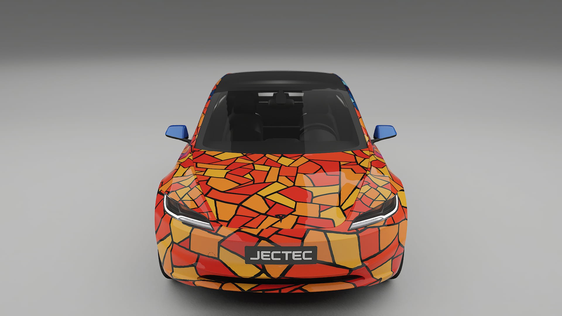 Tesla Model 3 Highland BARCELONA – Design-Wrap PPF-Kit aus bedruckbarer Polyurethanfolie